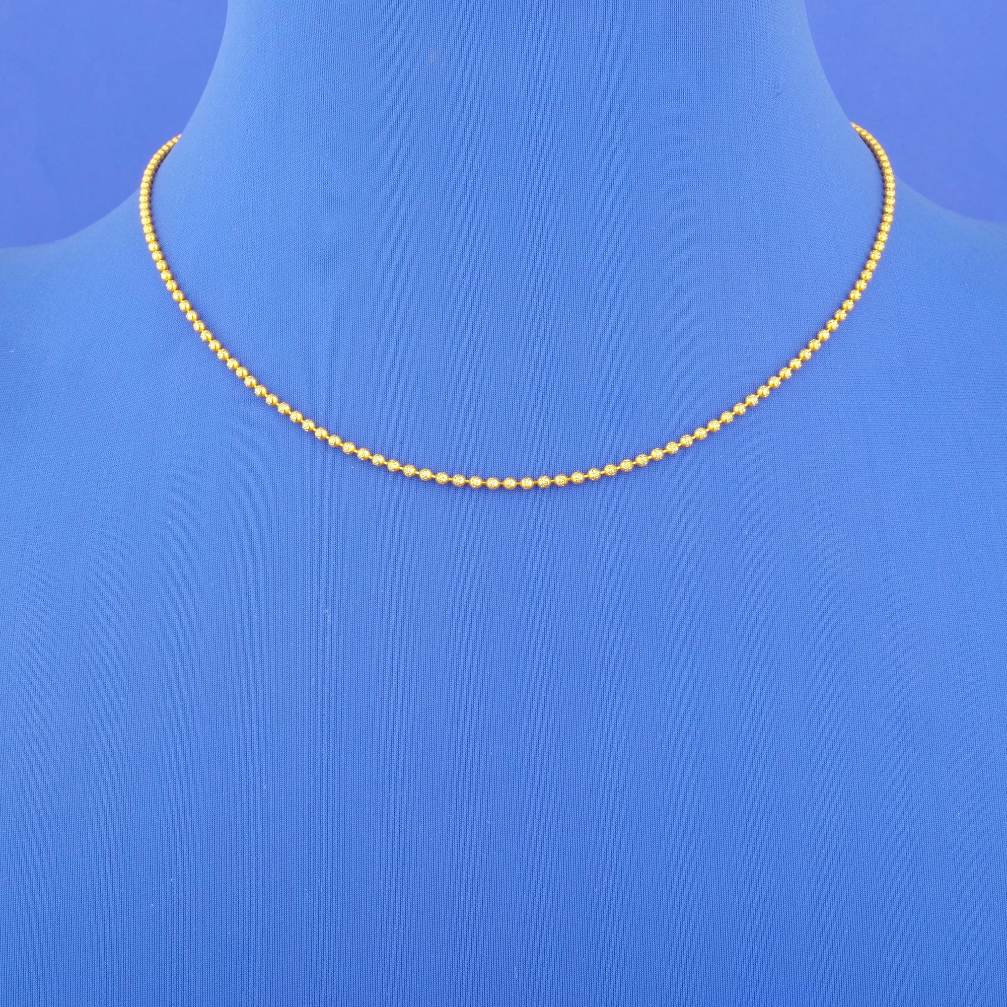 22K Gold Two-Tone Chain