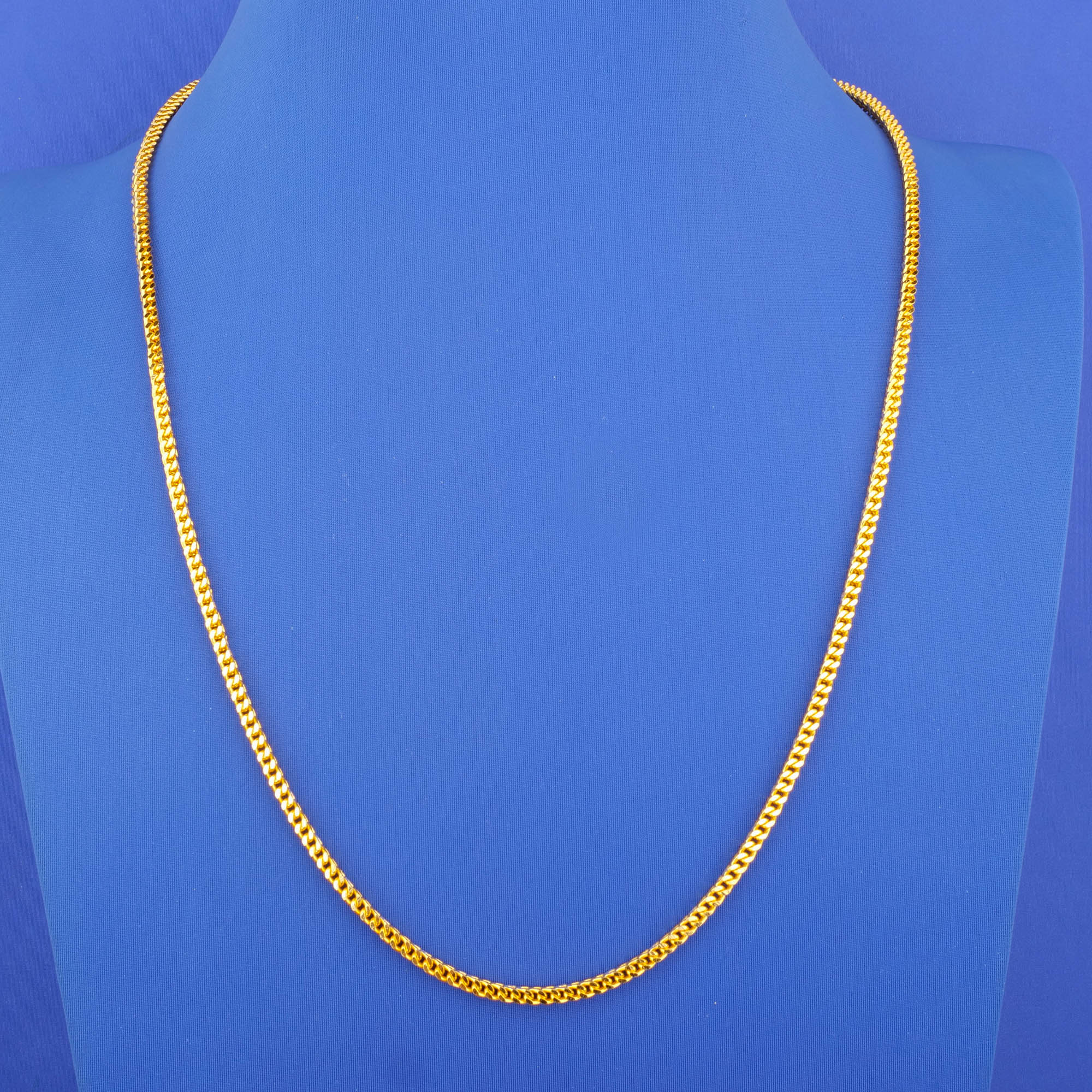 22K Two-Tone Gold Chain