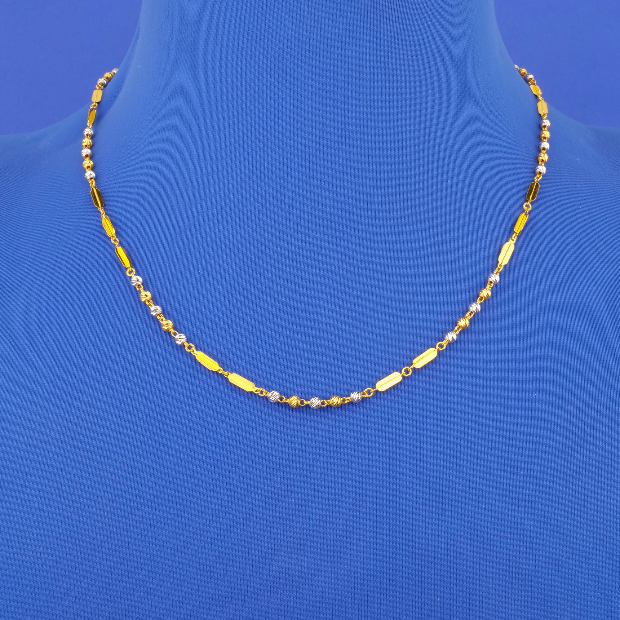 22K Two-Tone Gold Chain/Necklace