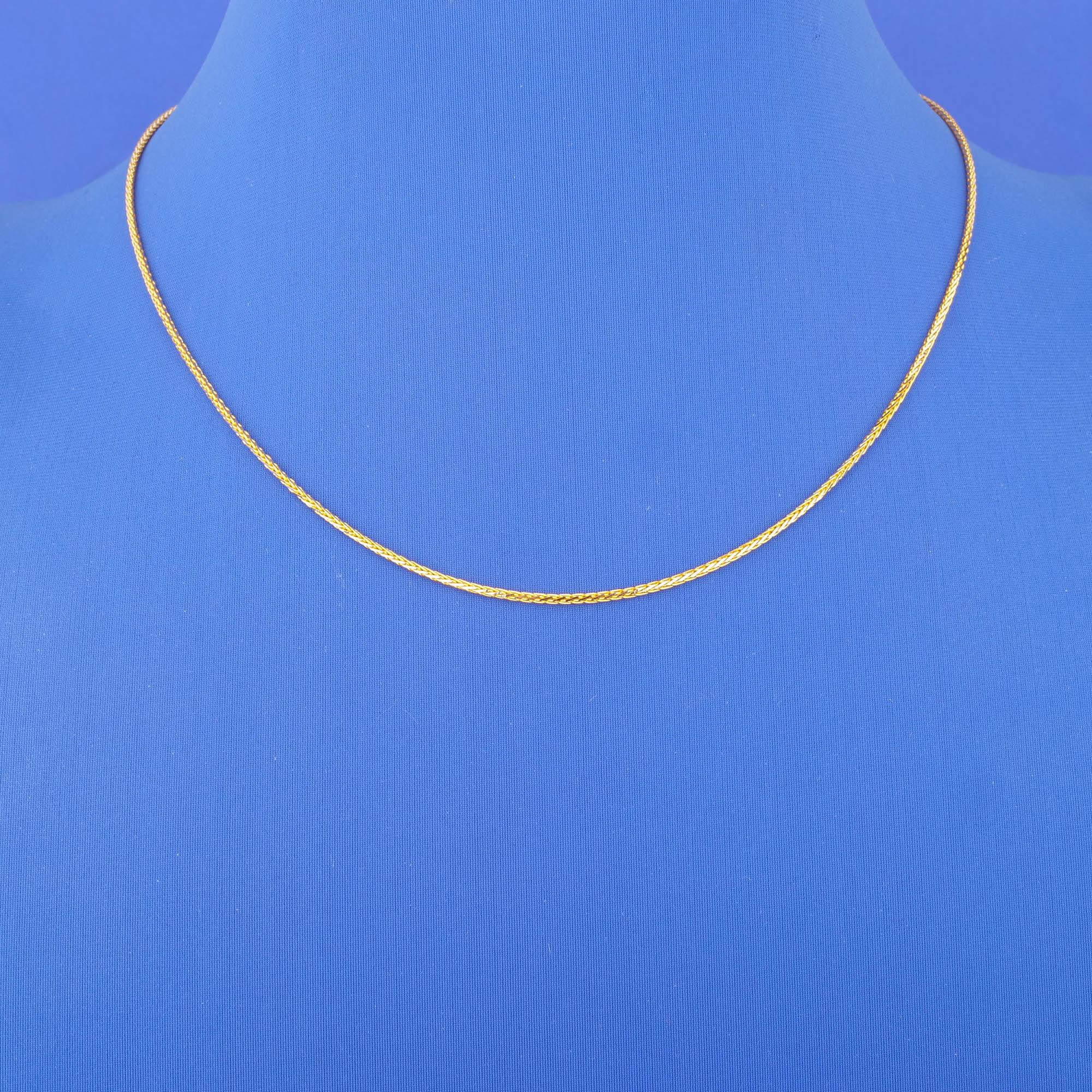 22K Two-Tone Gold Chain