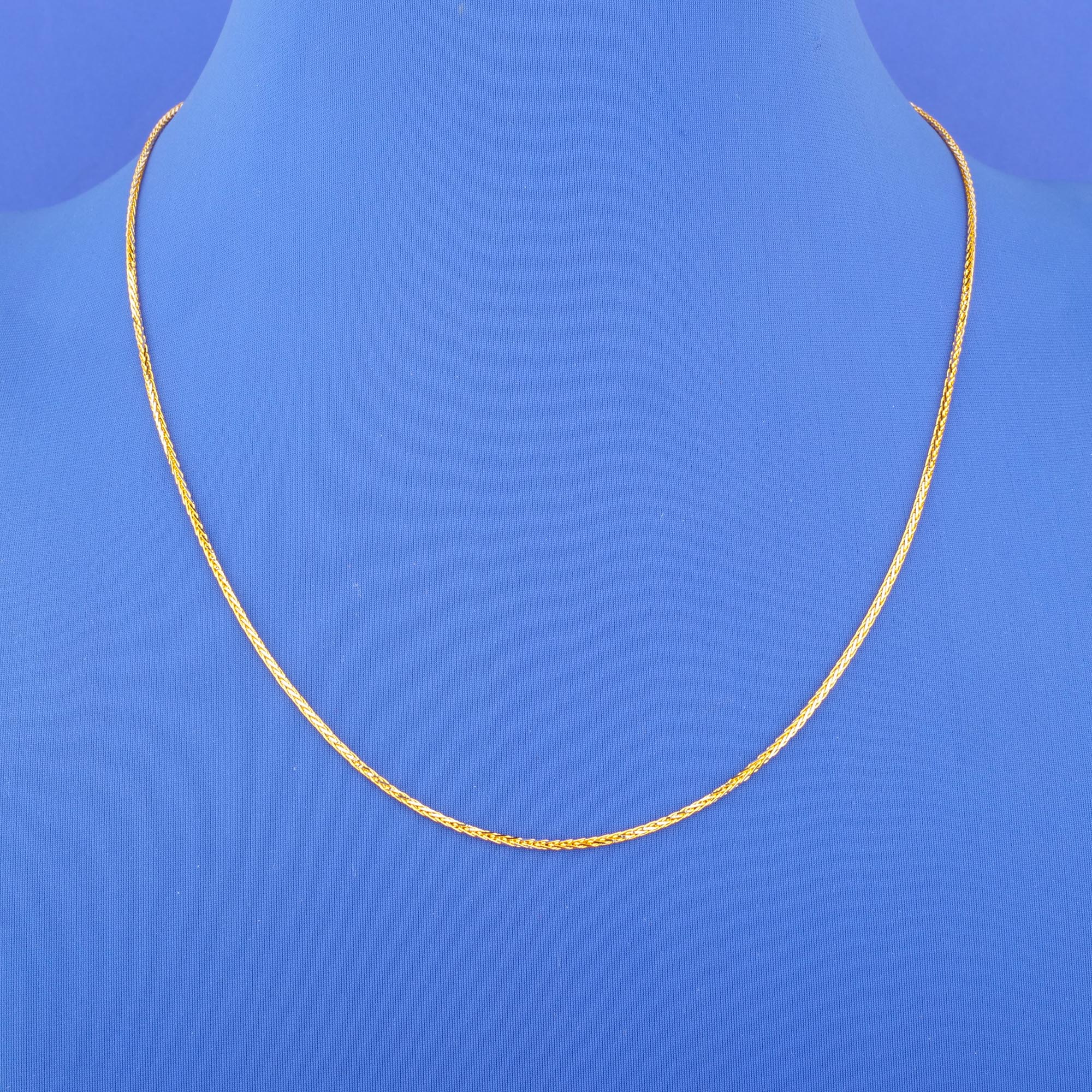 22K Two-Tone Gold Chain