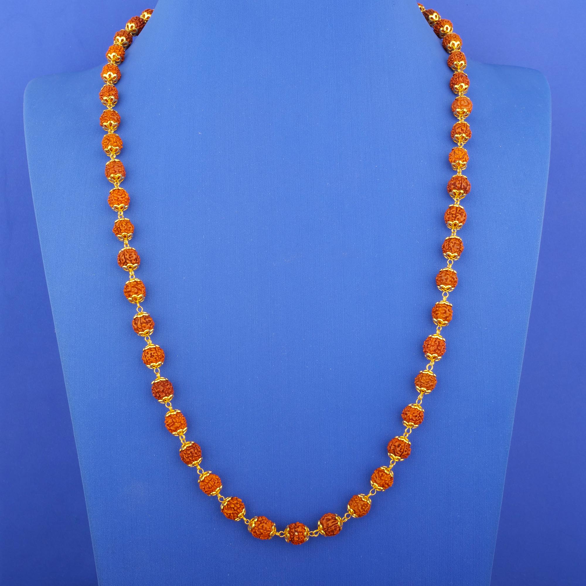 Twenty-Two Karat Gold Rudhraksh Chain