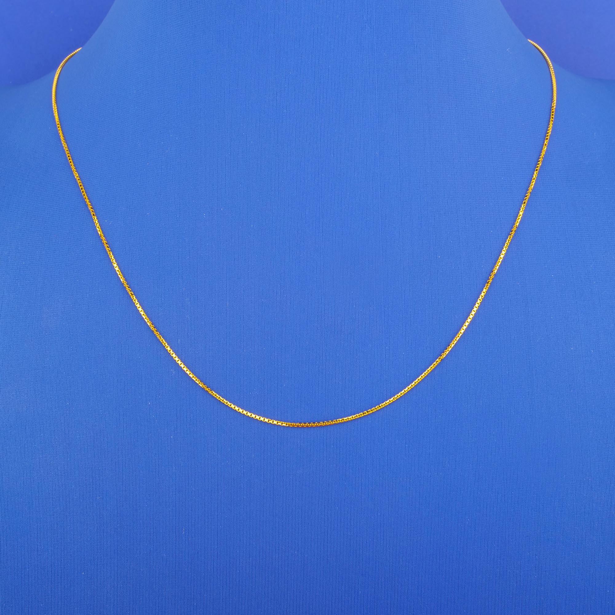 Twenty-Two Karat Gold 'Box' Chain