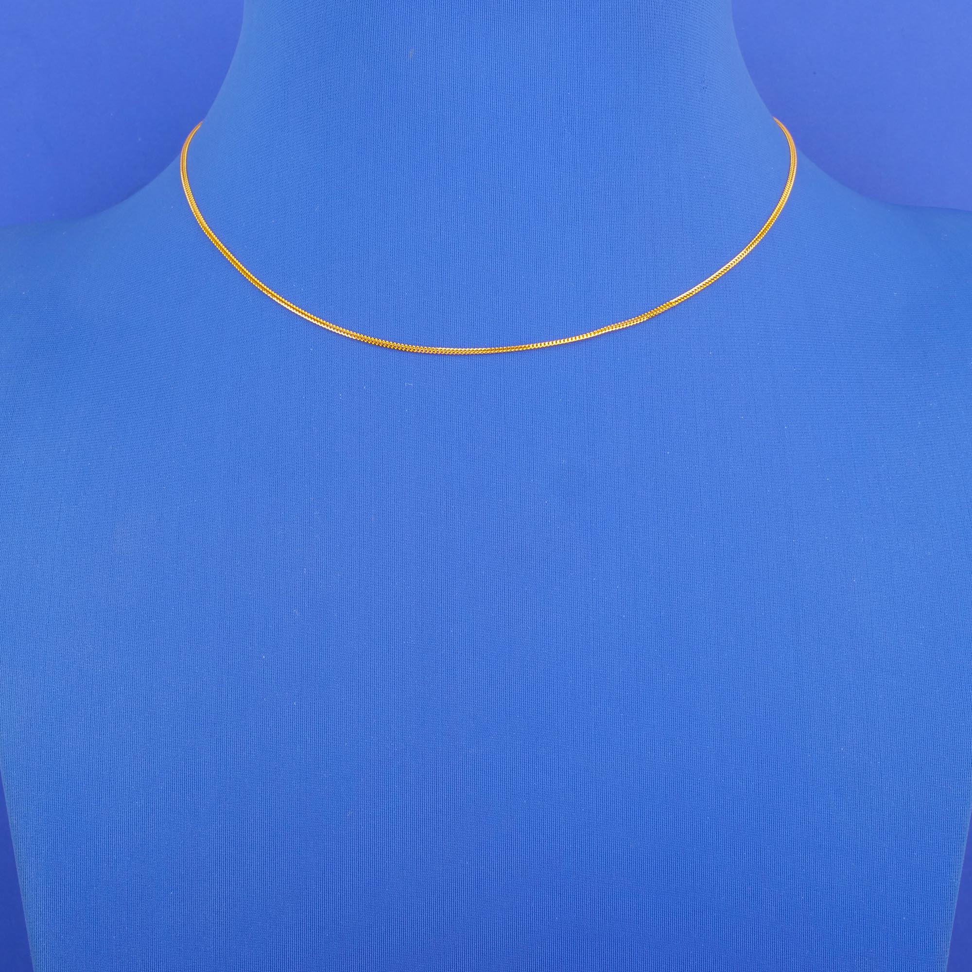Twenty-Two Karat Two-Tone Gold Chain