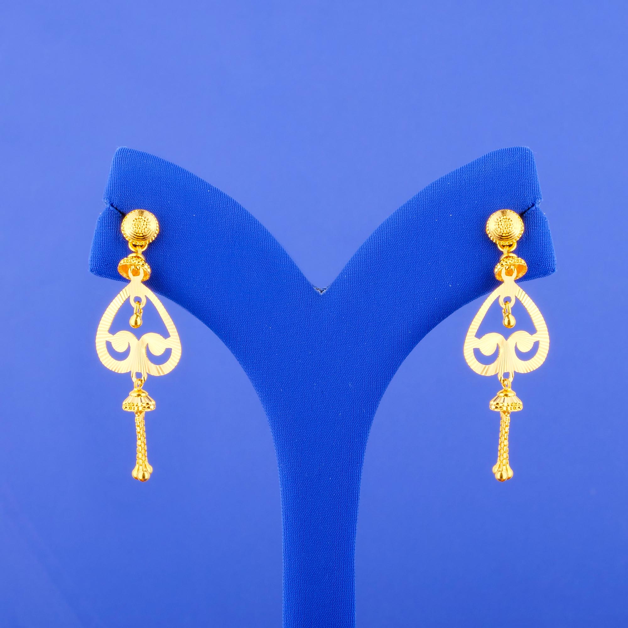 22K Gold 'Drop' Earrings