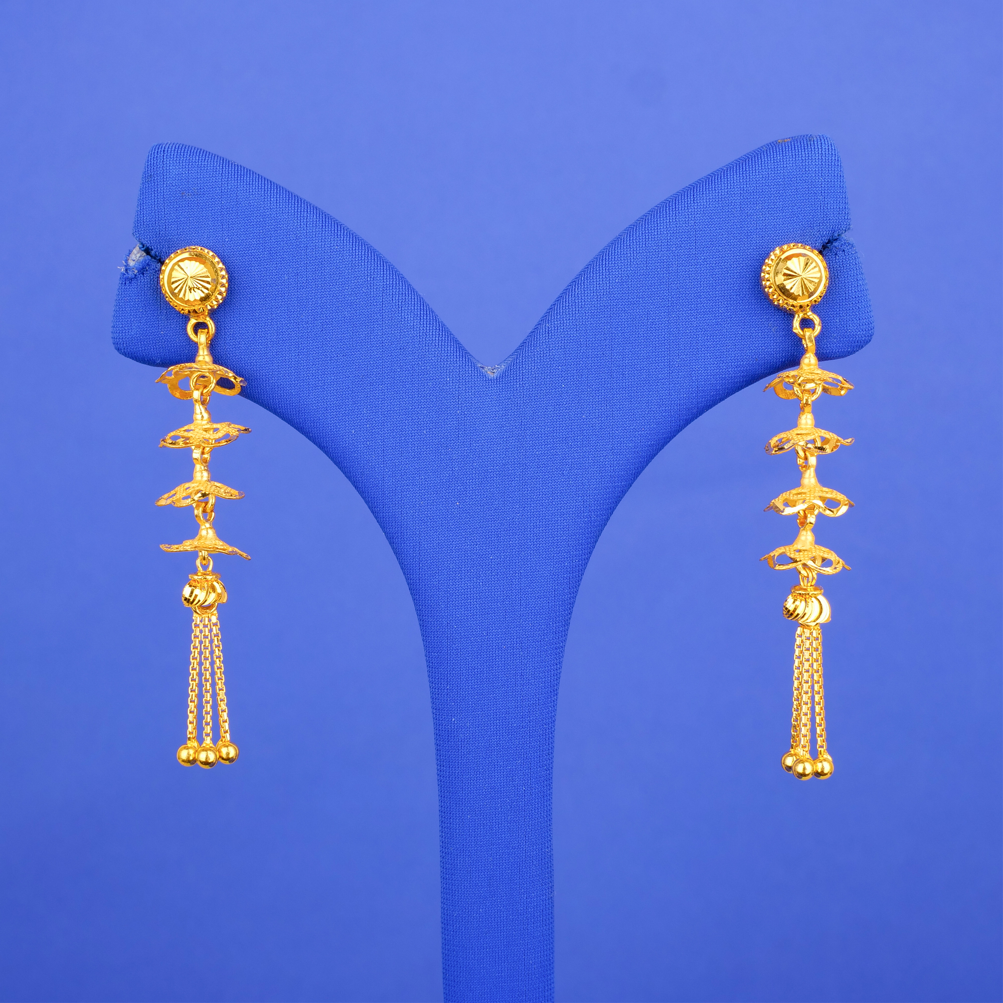 22K Gold 'Drop' Earrings
