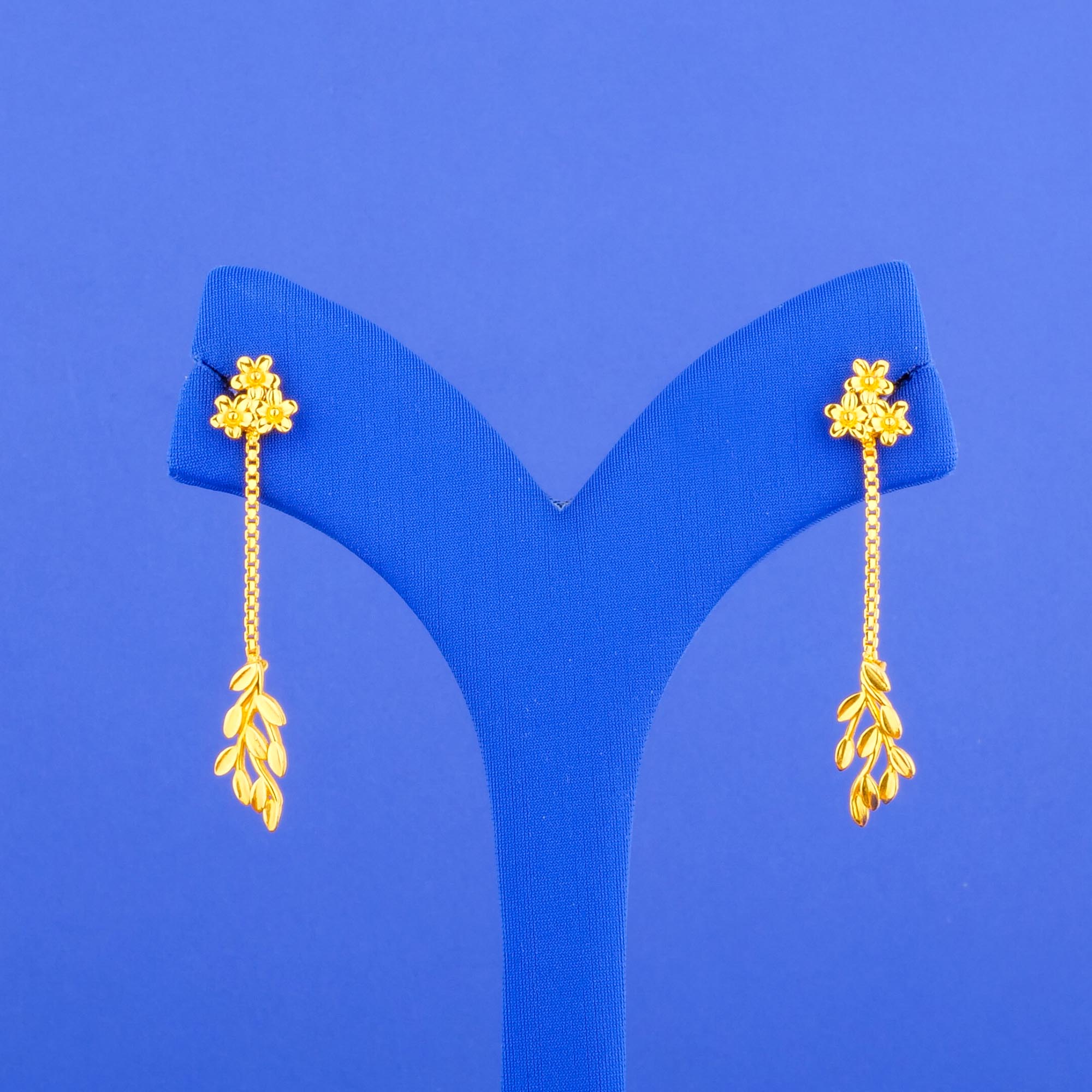 22K Gold 'Drop' Earrings