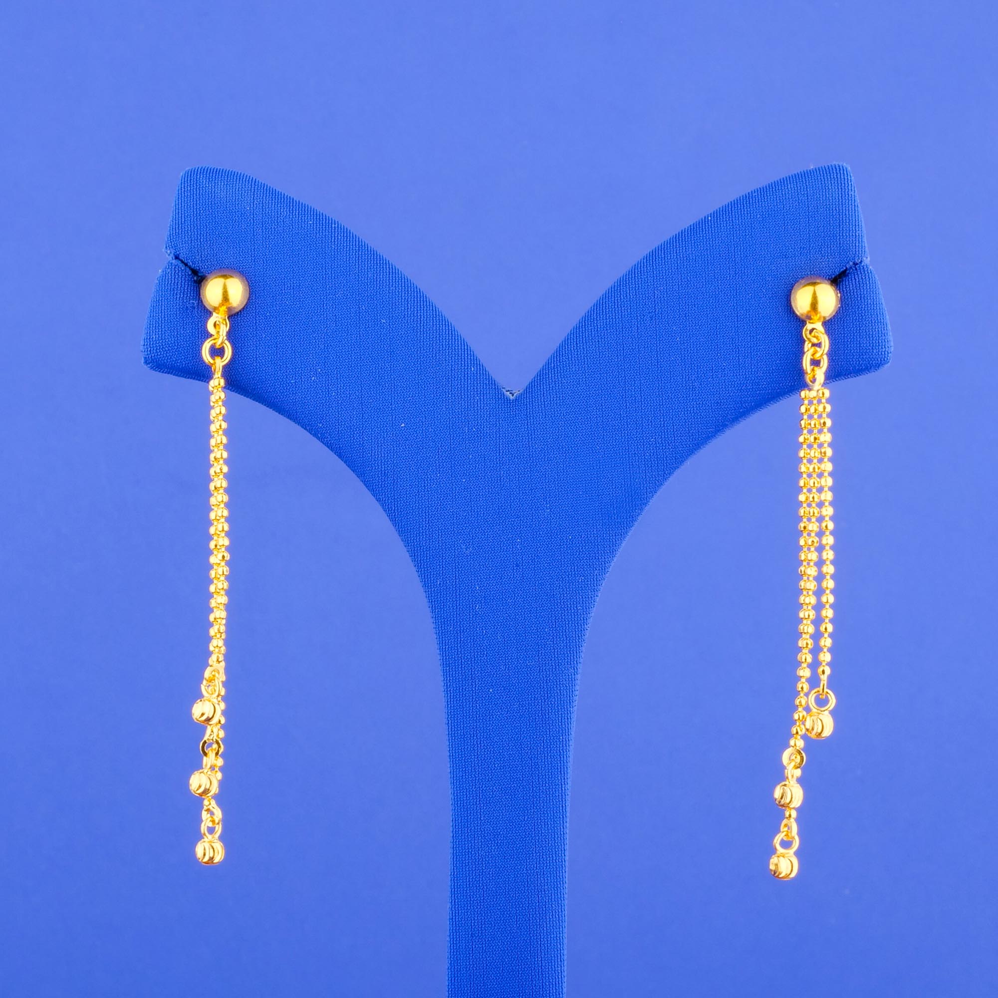 22K Gold 'Drop' Earrings