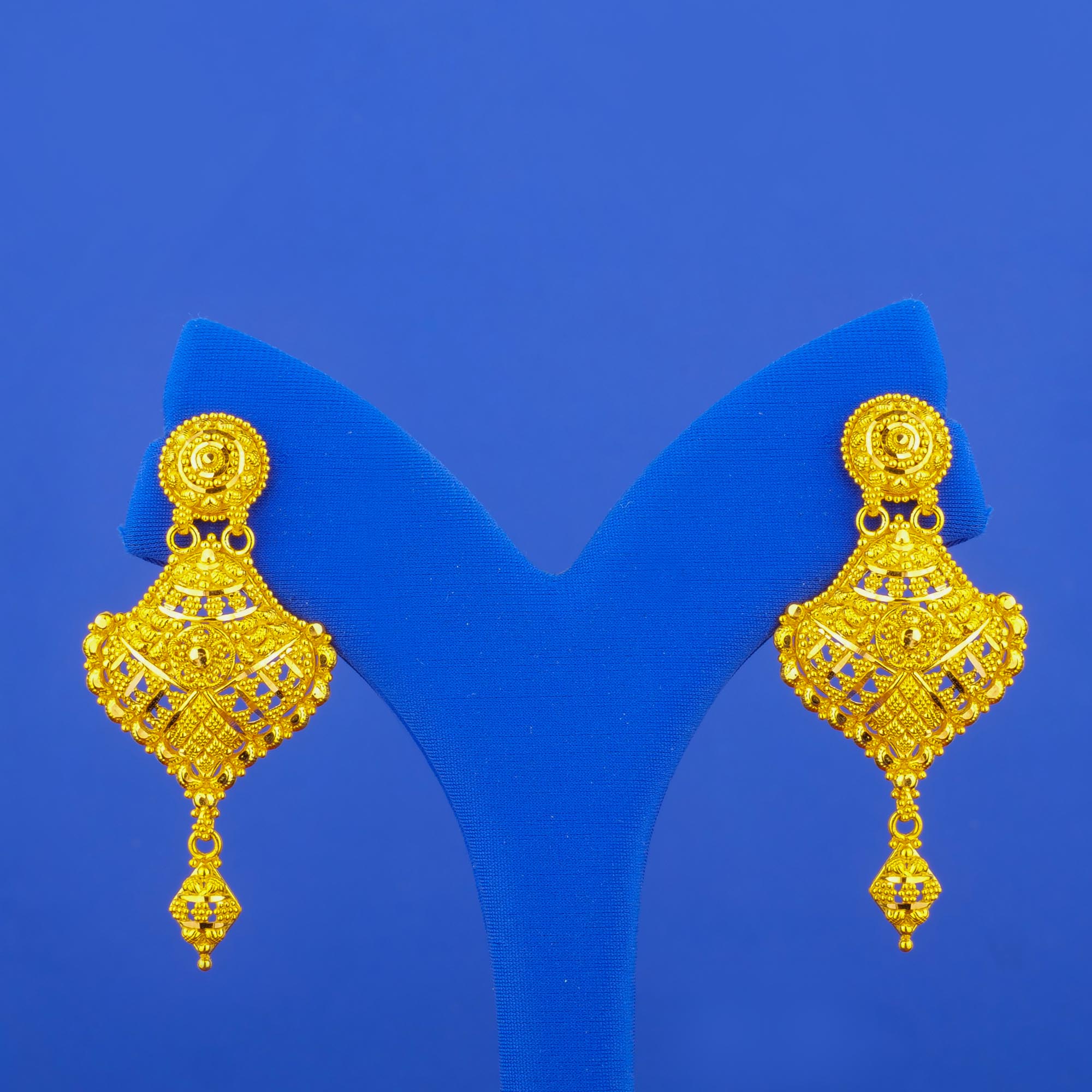Twenty-Two Karat Gold Earrings