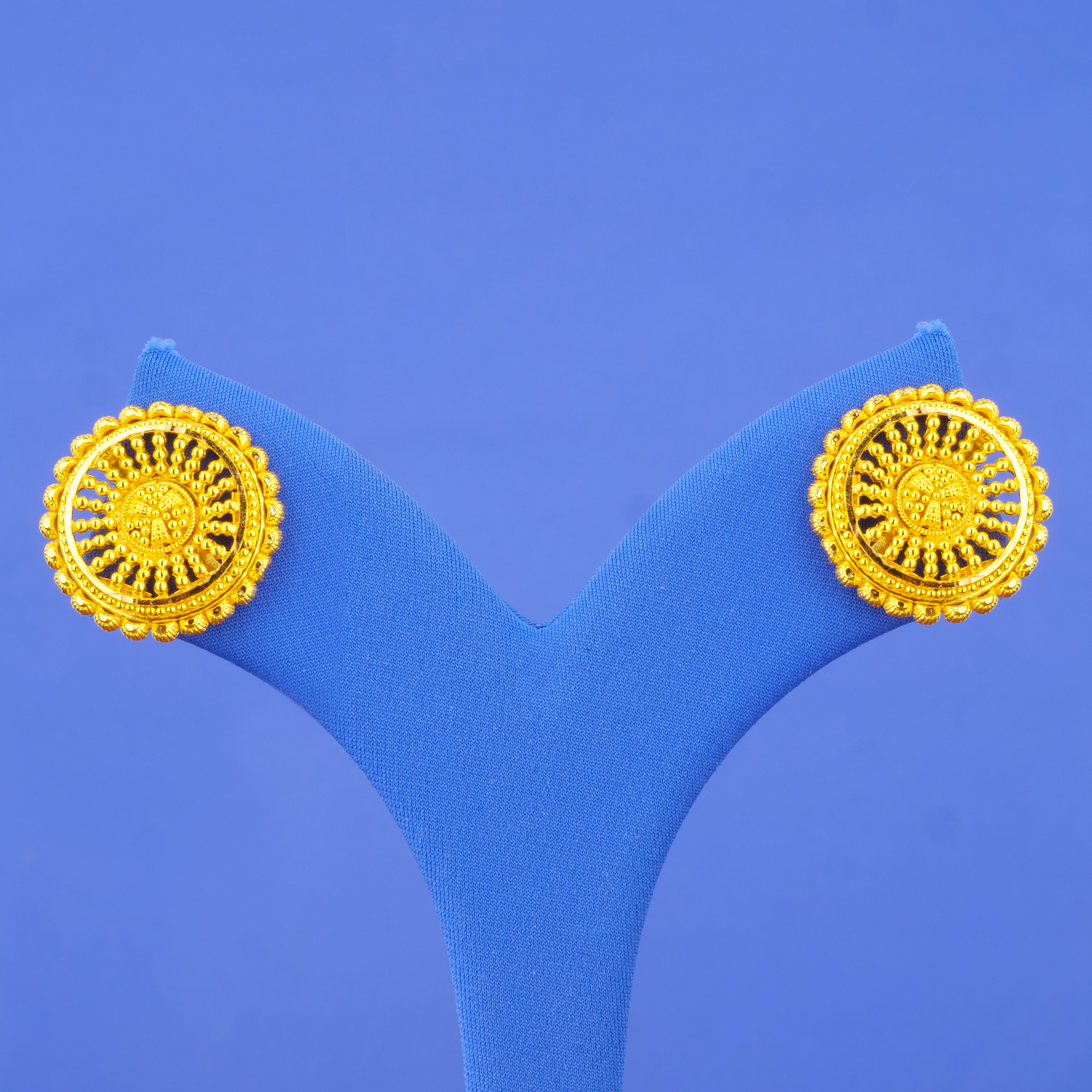 Twenty-Two Karat Gold Earrings