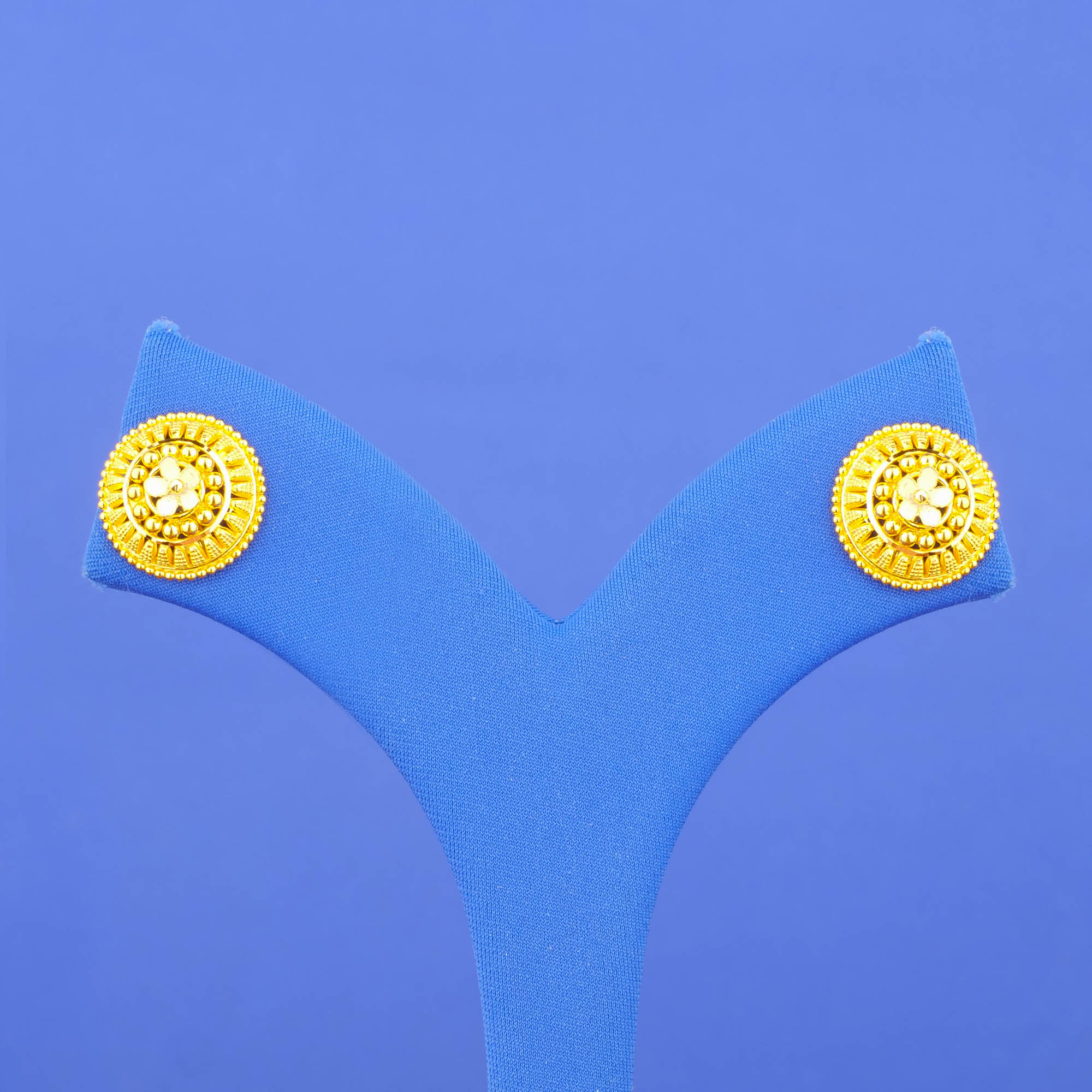 22K Minakari Gold Earrings