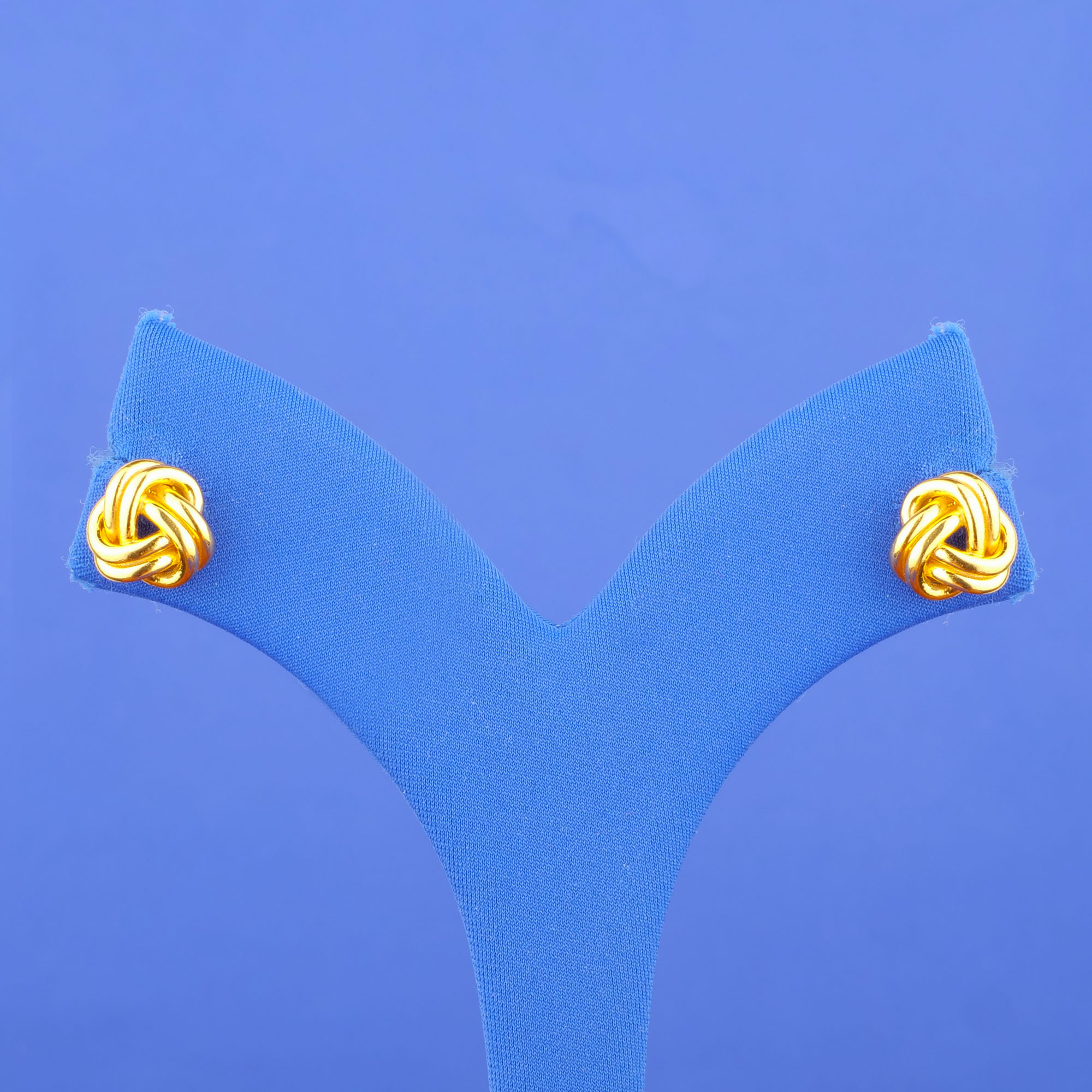 22K Gold 'Knot' Earrings