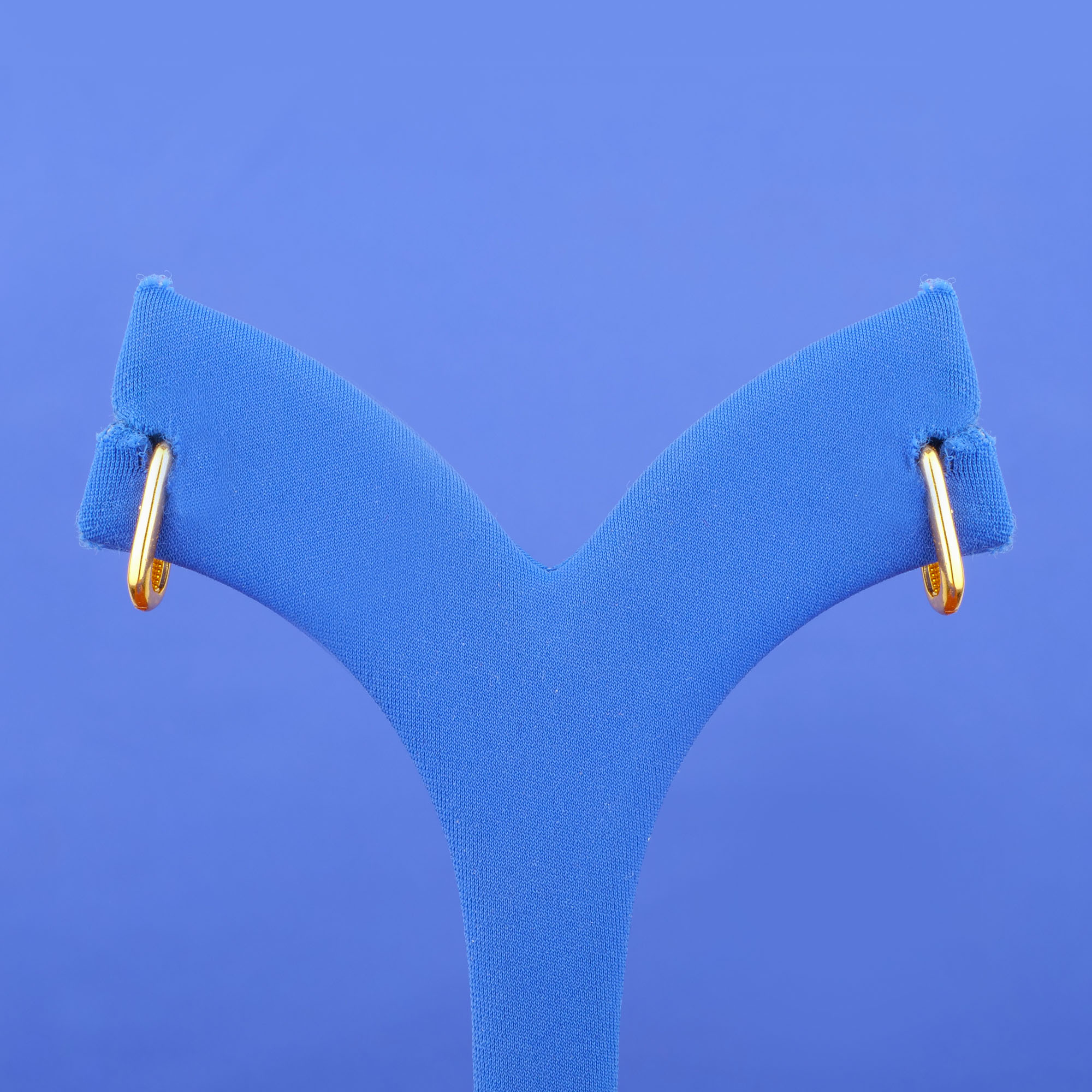 22K Gold 'C' Earrings