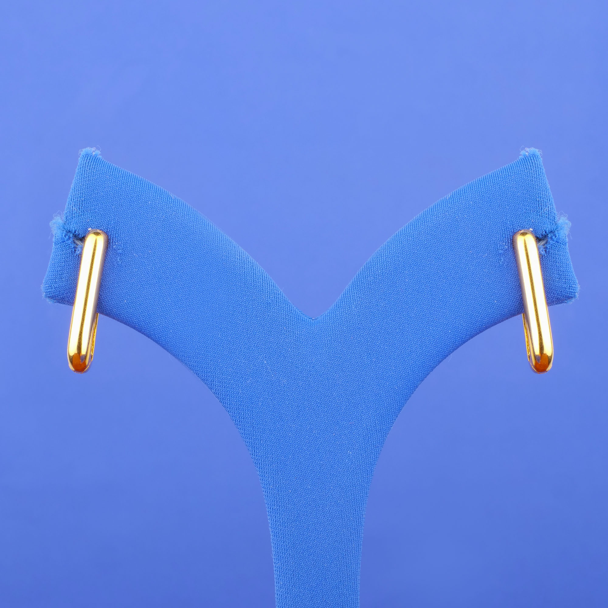 22K Gold 'C' Earrings