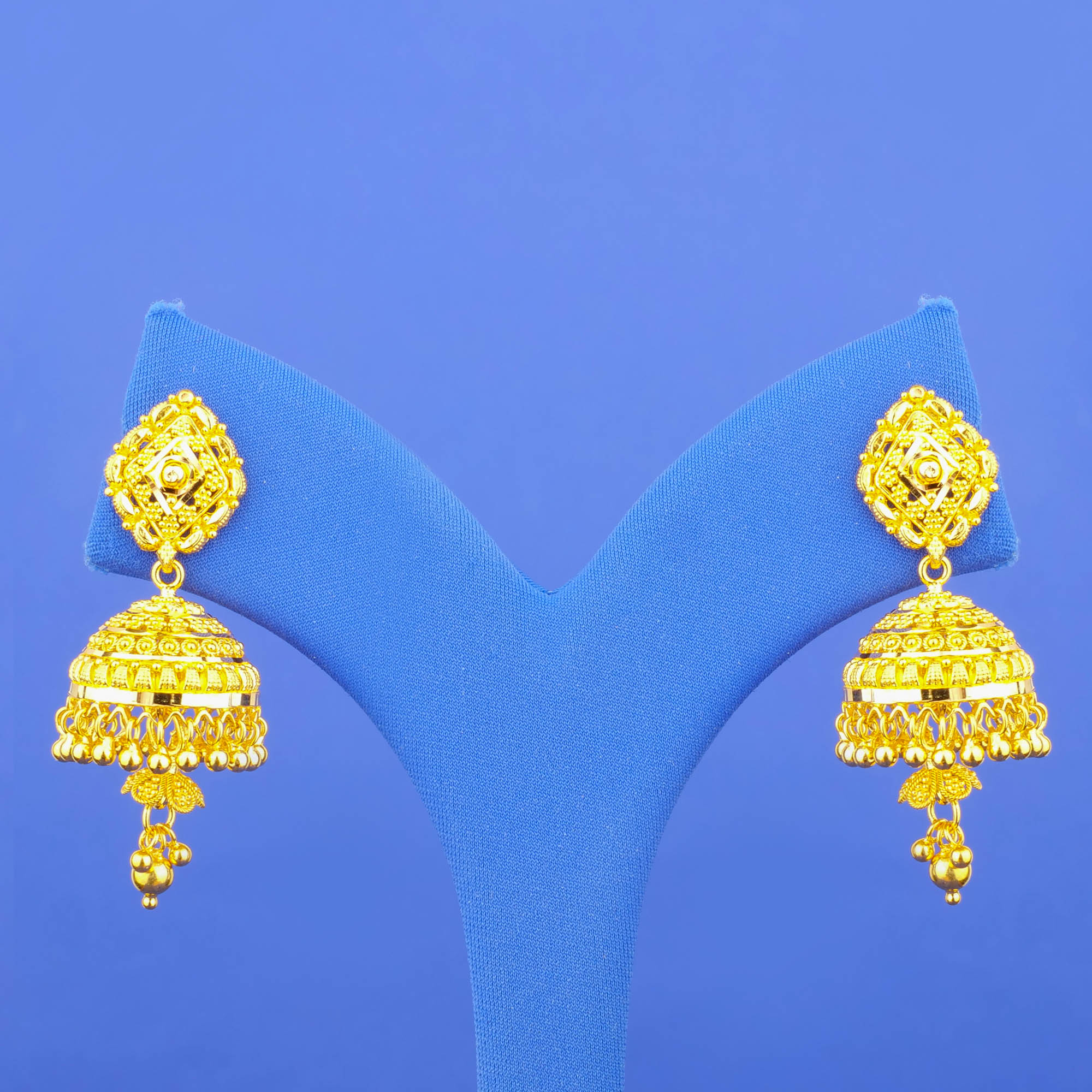 22K Gold 'Jhumka' Earrings