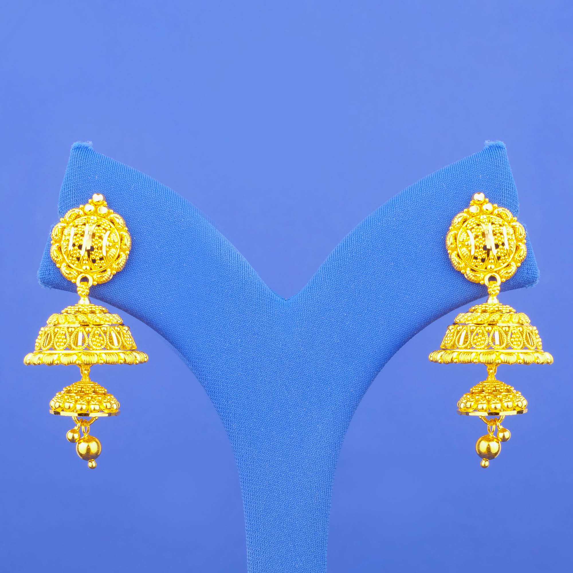 22K Gold 'Jhumka' Earrings