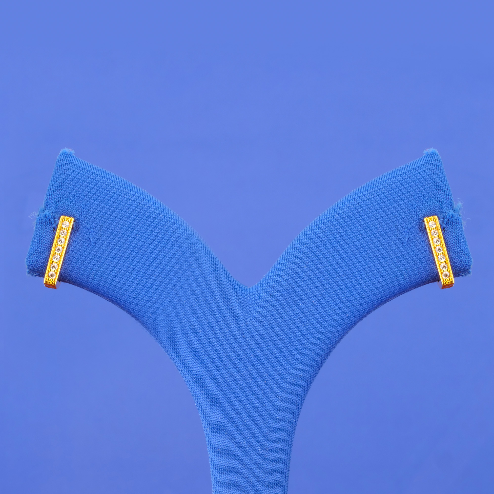 Twenty-Two Karat Gold Cubic Zirconia Earrings (C)