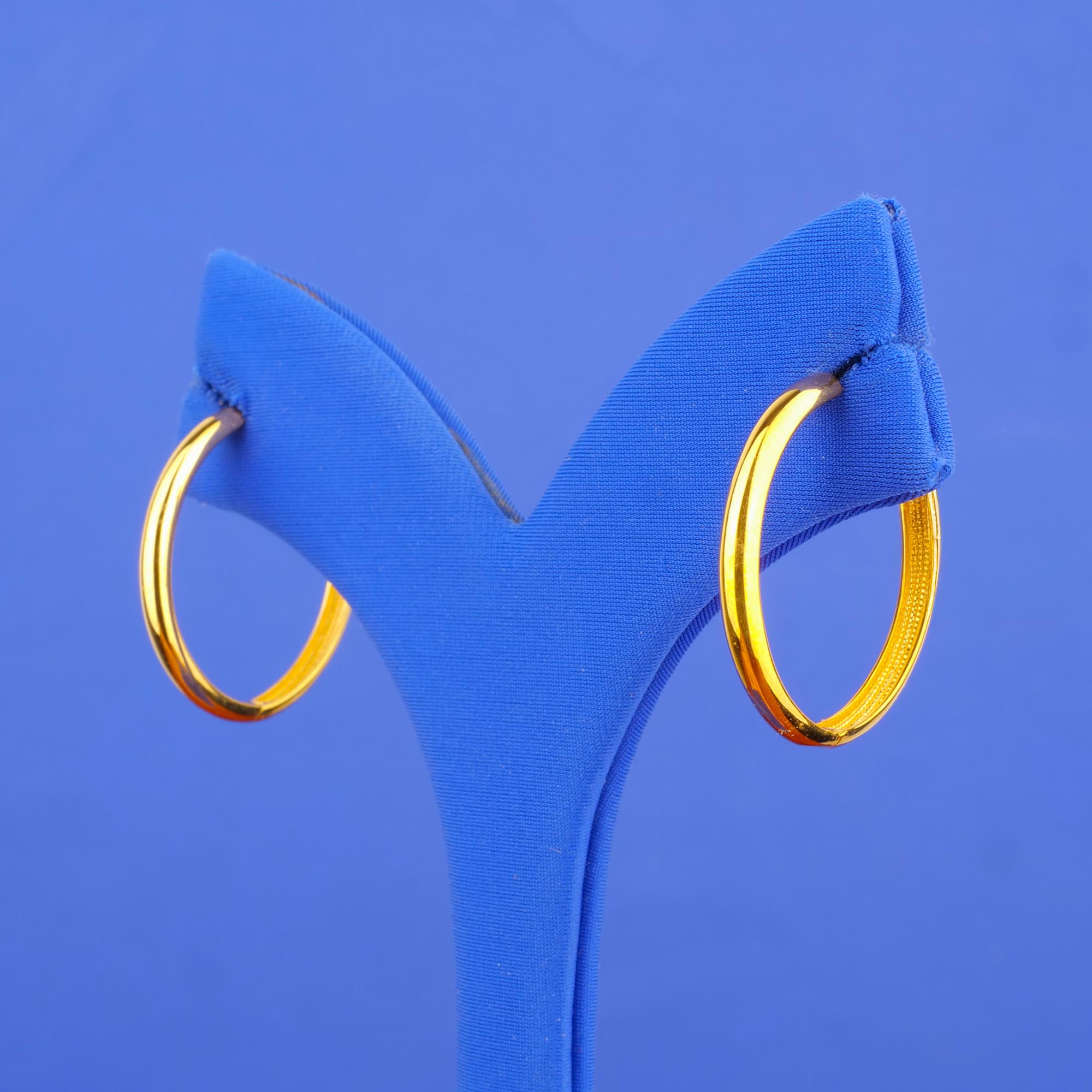 Twenty-Two Karat 'Fancy' Gold Earrings 'C'