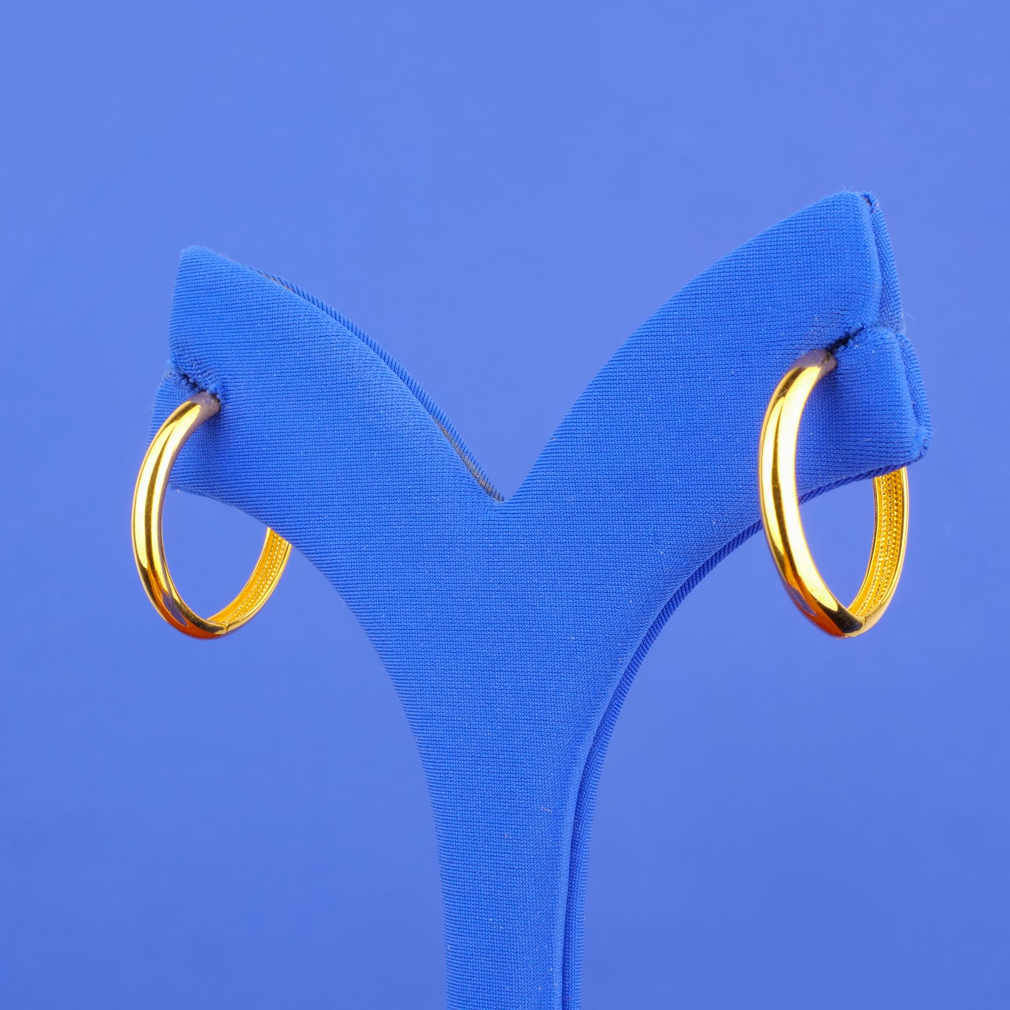Twenty-Two Karat 'Fancy' Gold Earrings 'C'