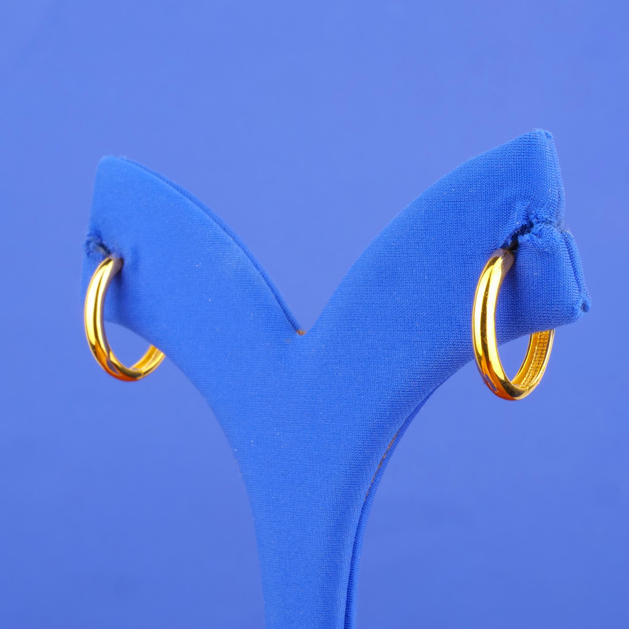 Twenty-Two Karat 'Fancy' Gold Earrings 'C'