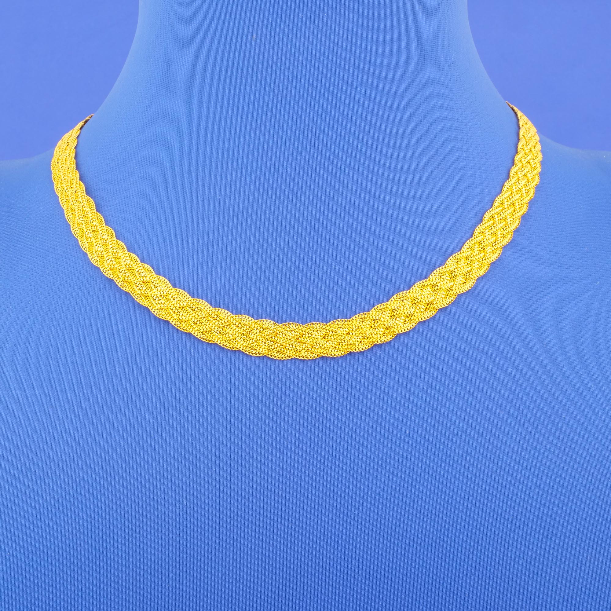 22K 'Fancy' Gold Necklace