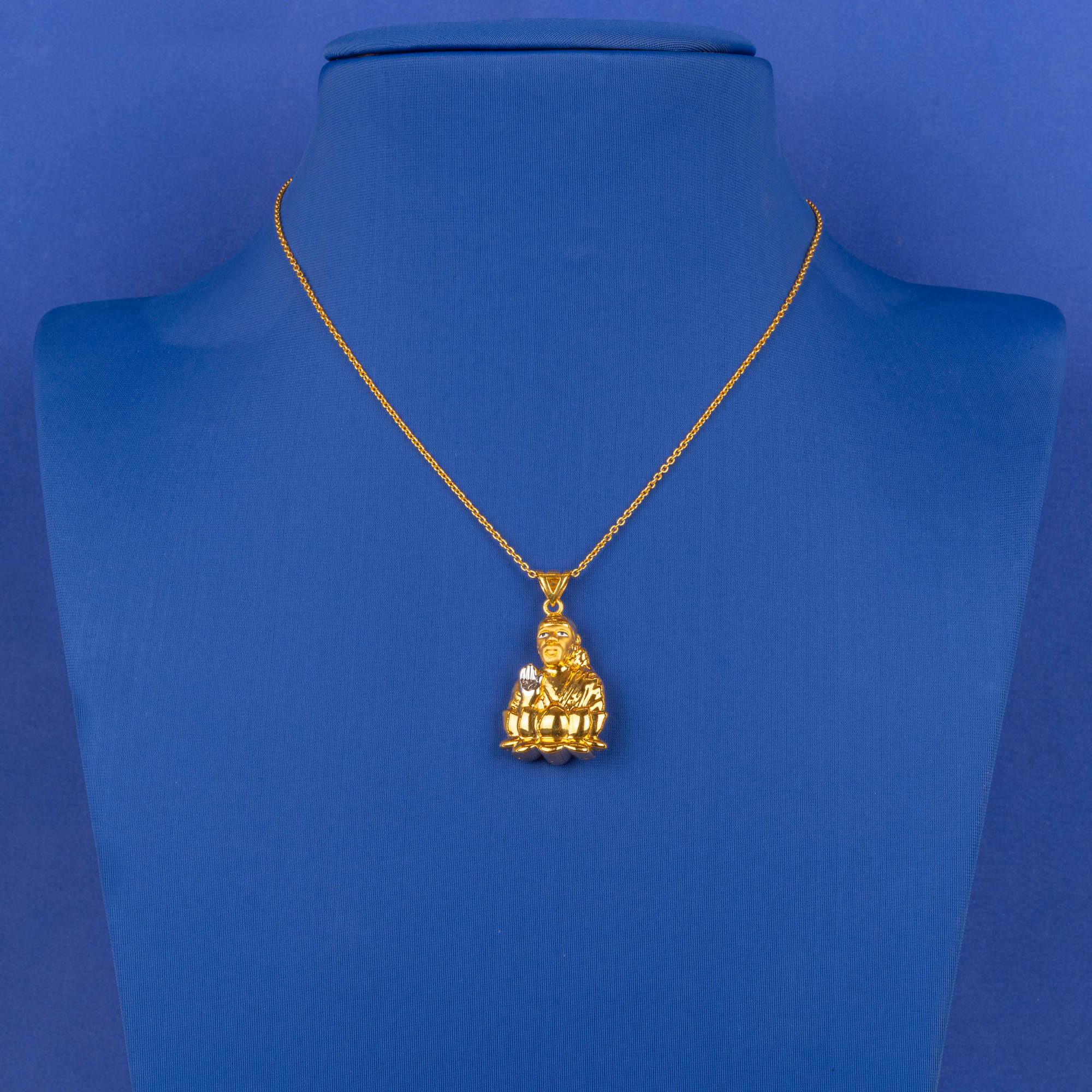Two-Tone Treasures: Handmade 22K Two Tone Gold Pendant (chain not included)