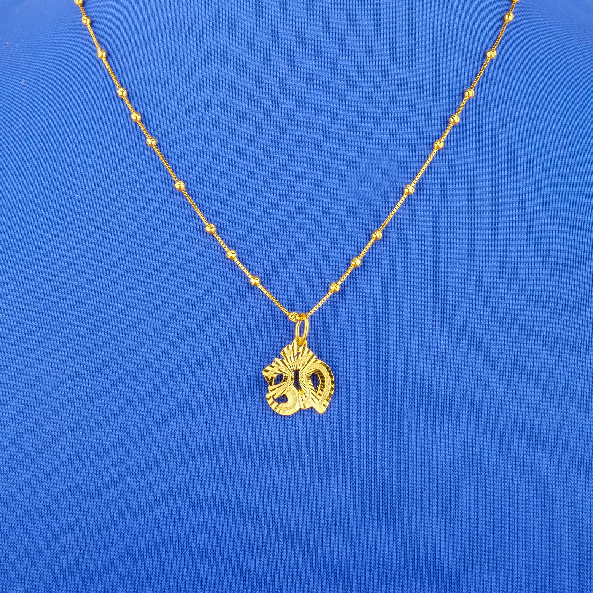 22K Gold 'Om' Pendant (chain not included)