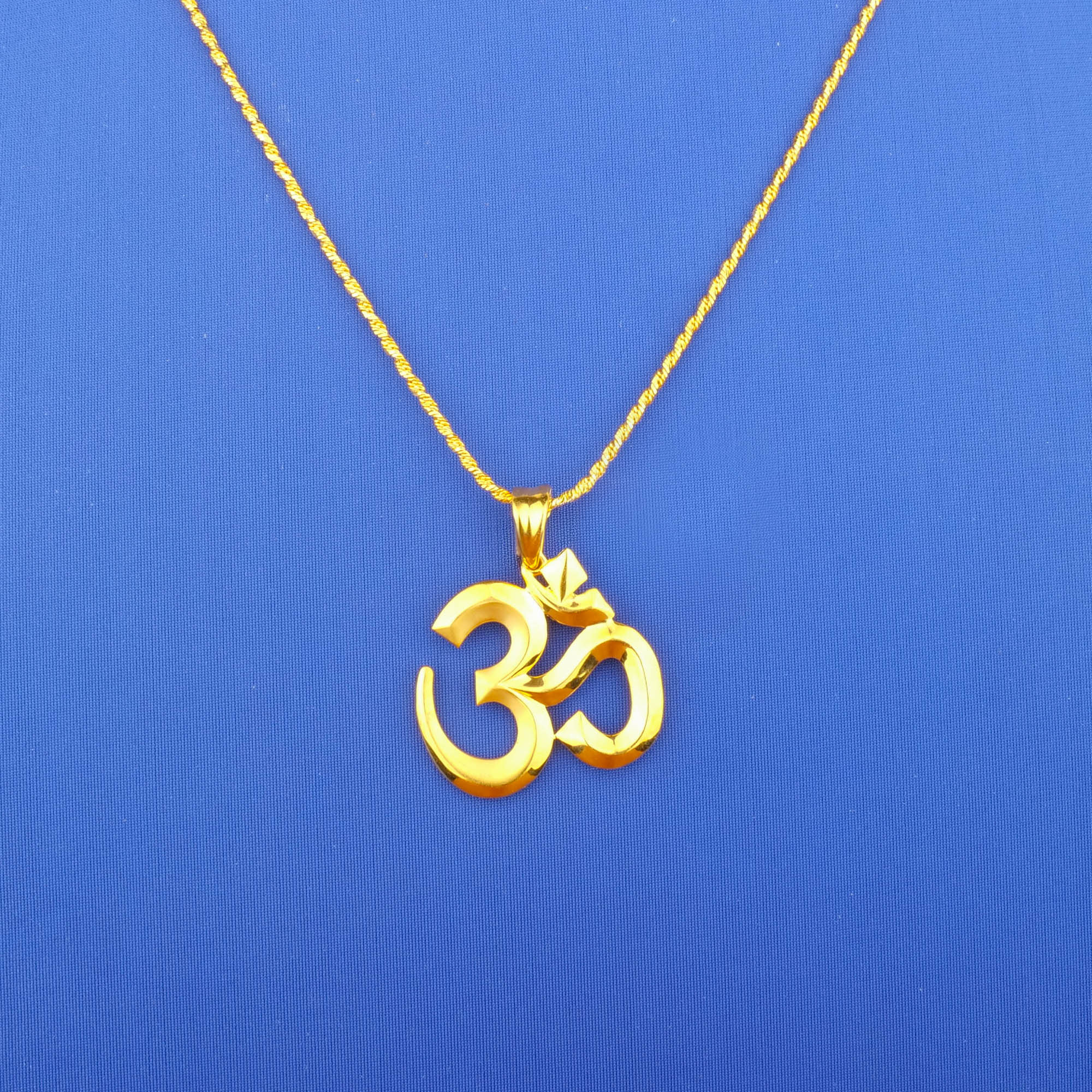 22K Gold 'Om' Pendant (chain not included)