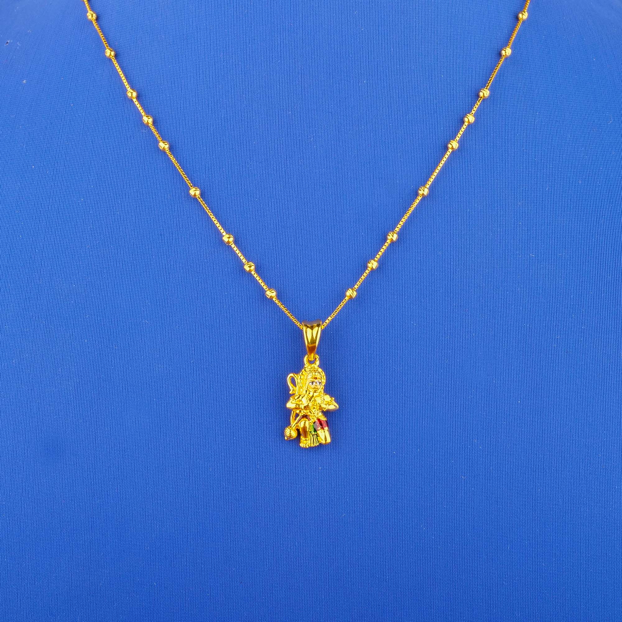 22K Gold 'Hanuman' Pendant (chain not included)