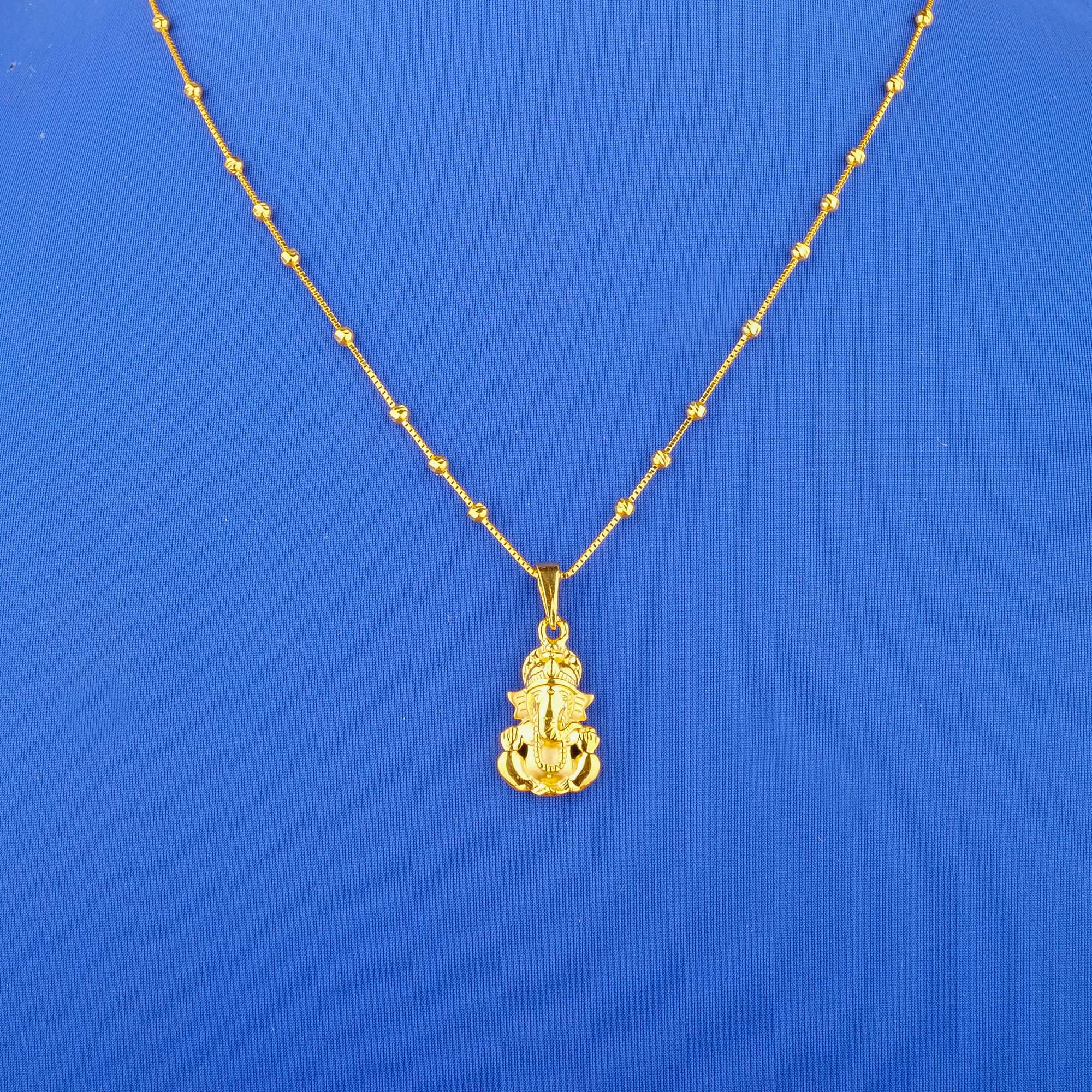 22K Gold 'Ganesha' Pendant (chain not included)