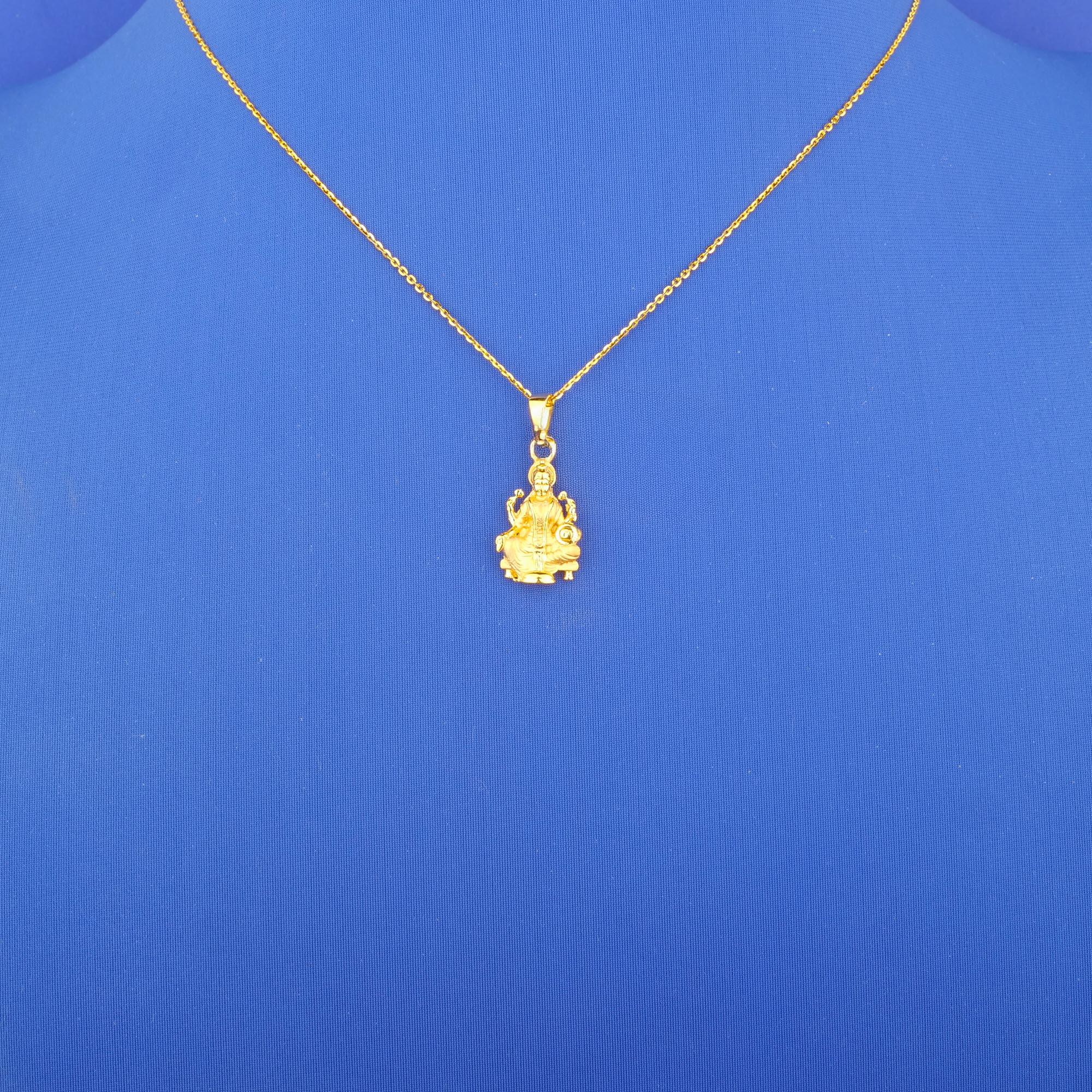 Twenty-Two Karat Gold 'Lakshmi' Pendant (chain not included)