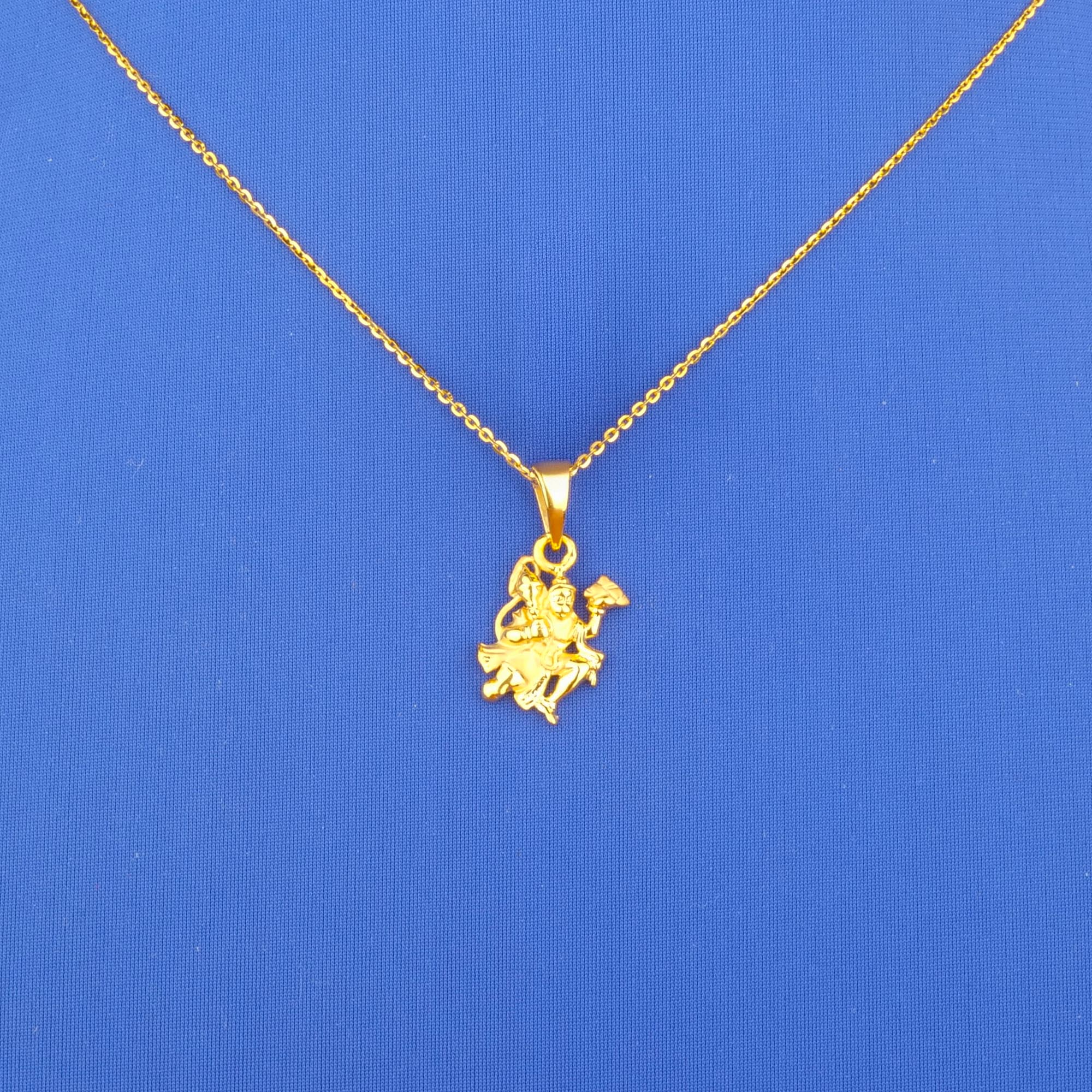 Twenty-Two Karat Gold 'Hanuman' Pendant (chain not included)