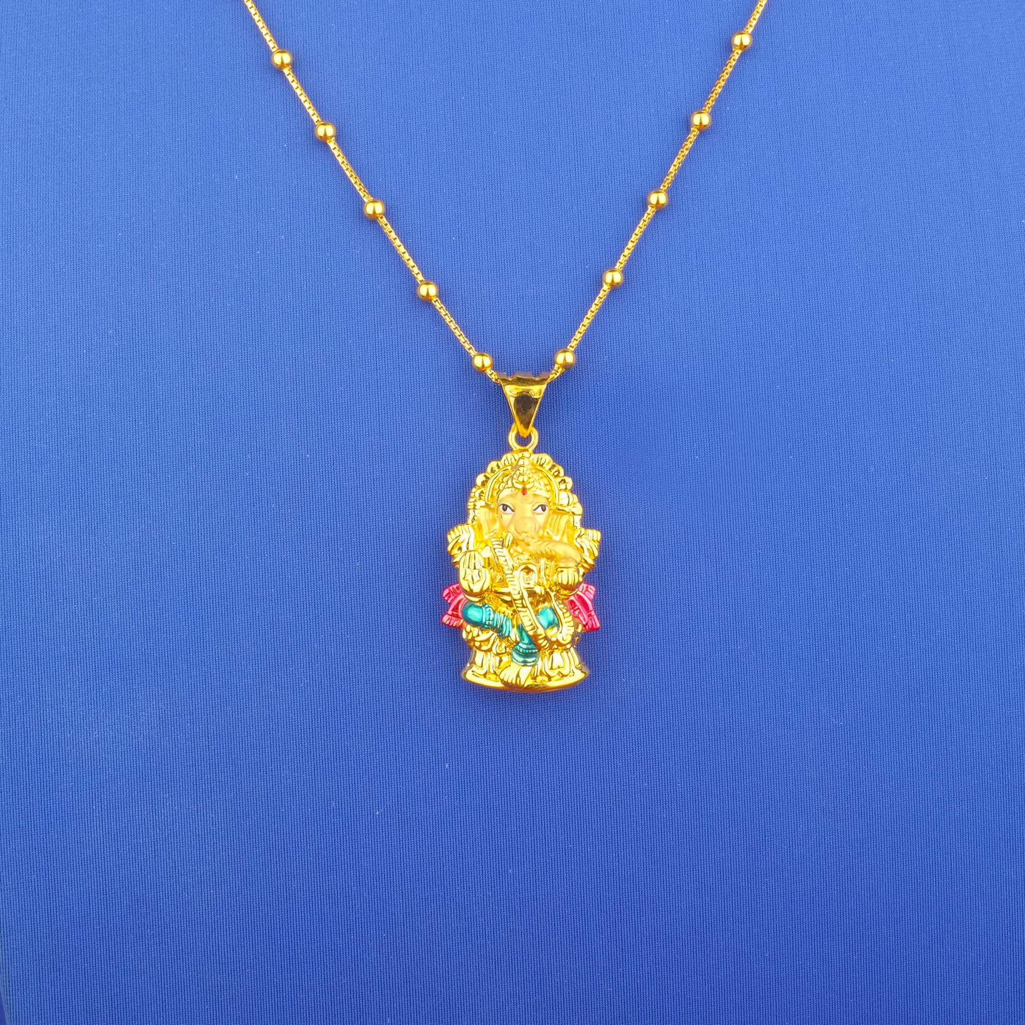 22K Gold 'Ganesha' Pendant