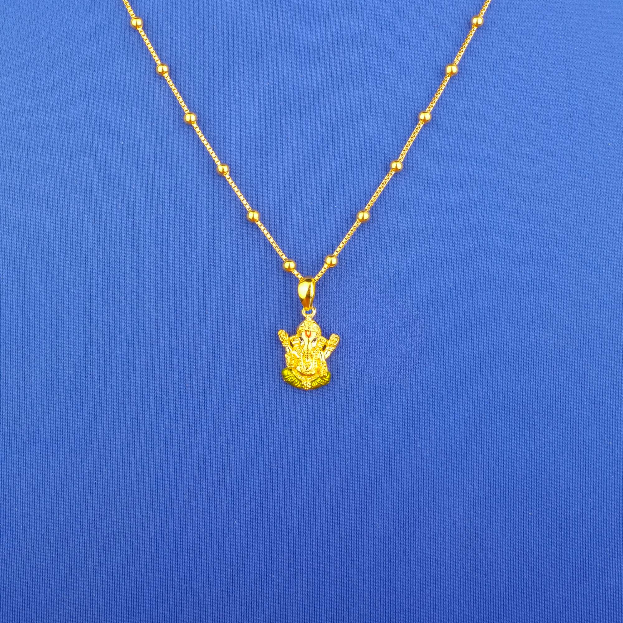 22K Gold 'Ganesha' Pendant