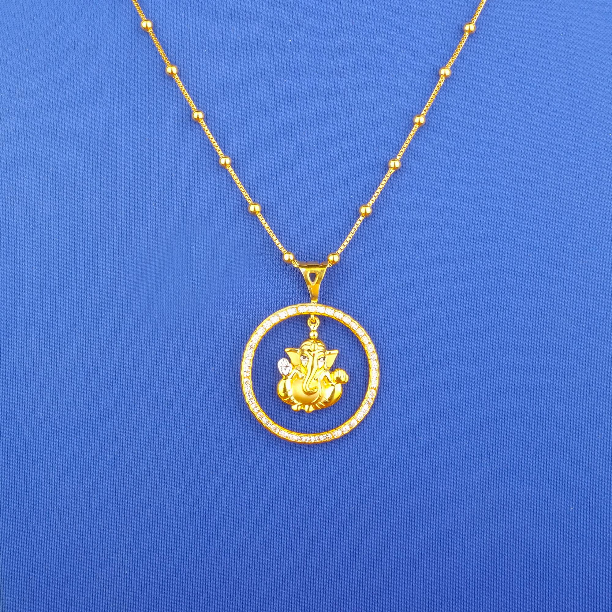 22K Gold 'Ganesha' Pendant