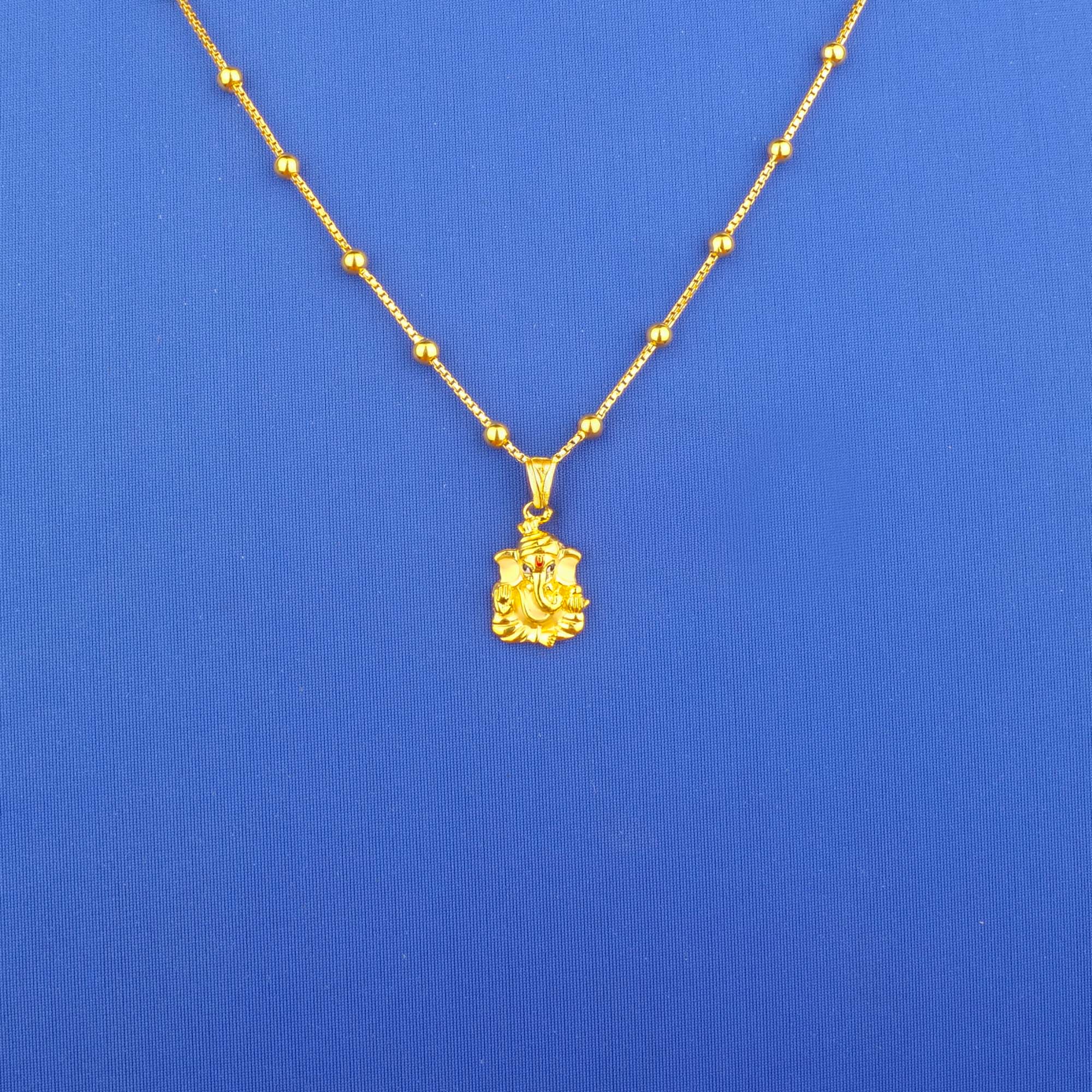 22K Gold 'Ganesha' Pendant