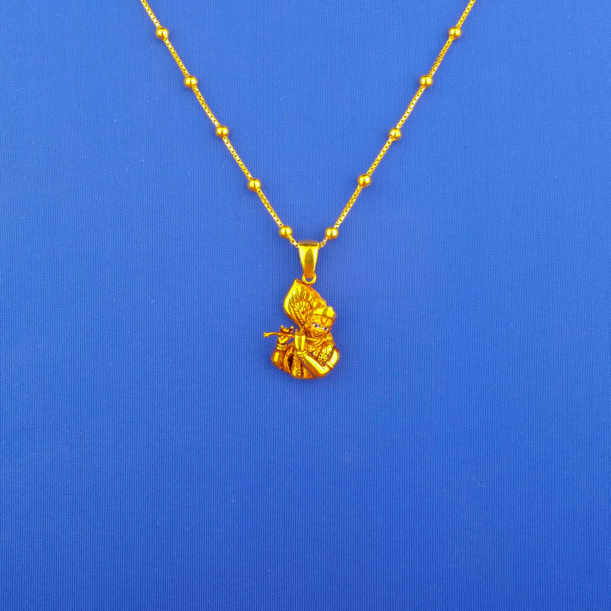 22K Gold 'Krishna' Pendant