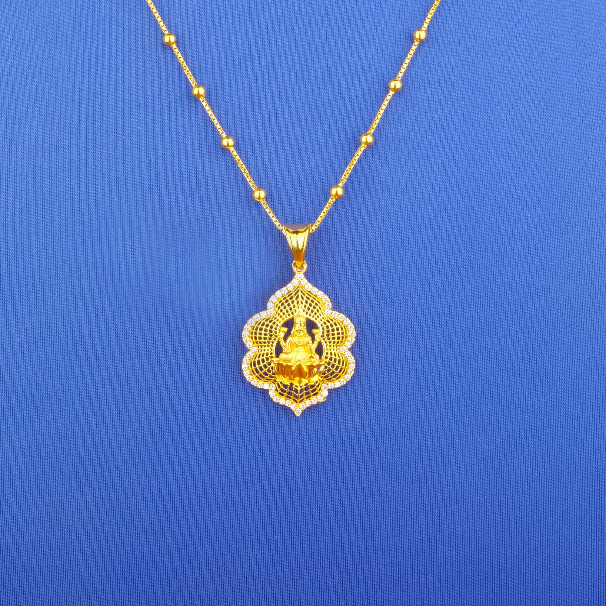 22K Gold 'Lakshmi' Pendant