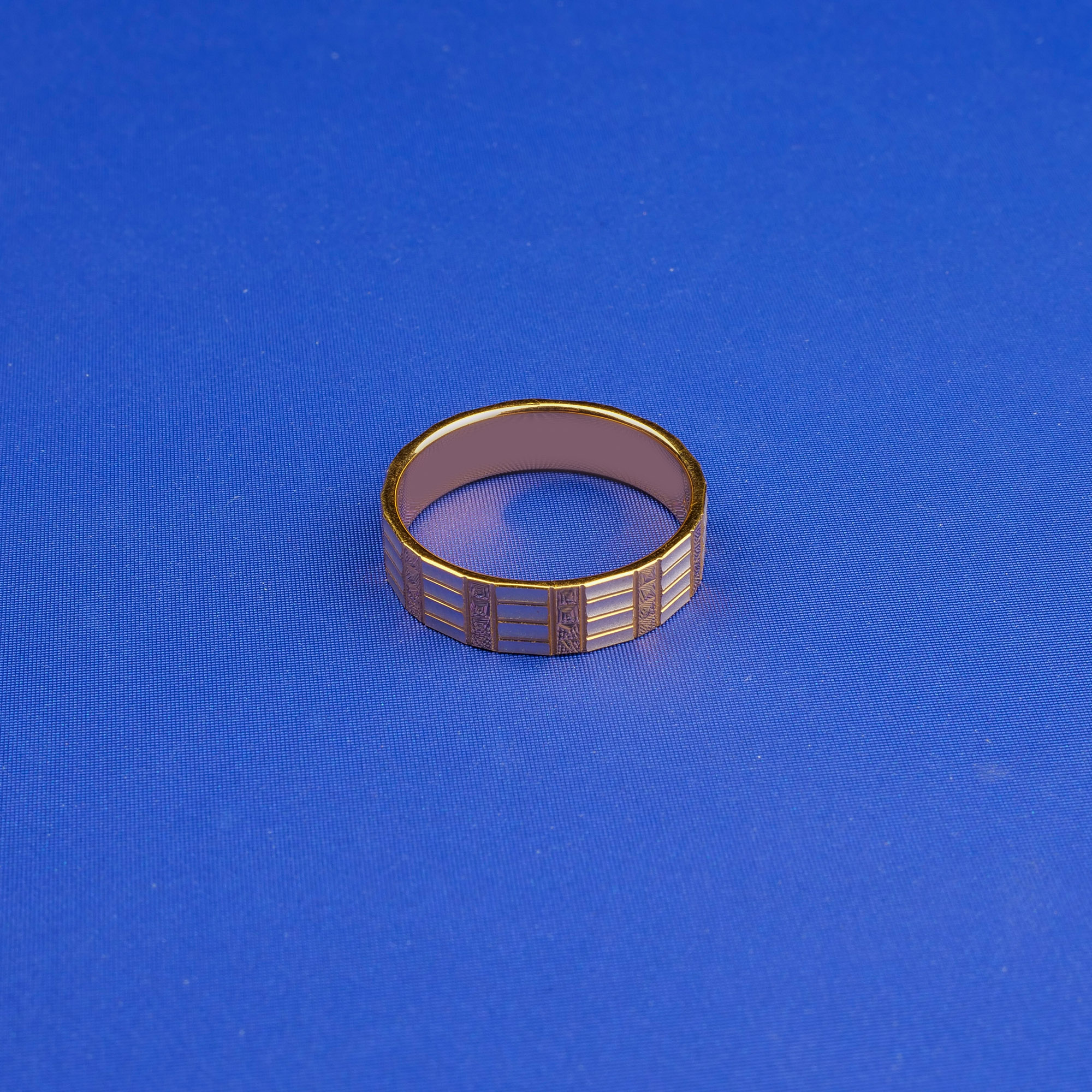 22K Gold Two-Tone Band