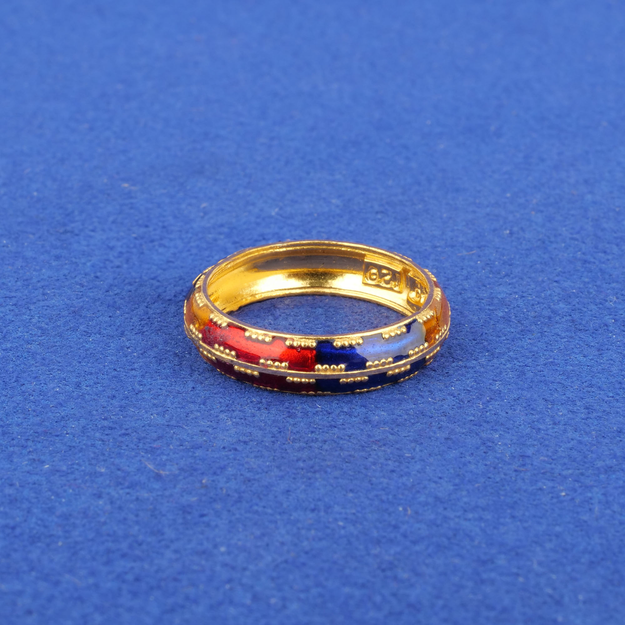 Twenty-Two Karat Minakari Gold Ring