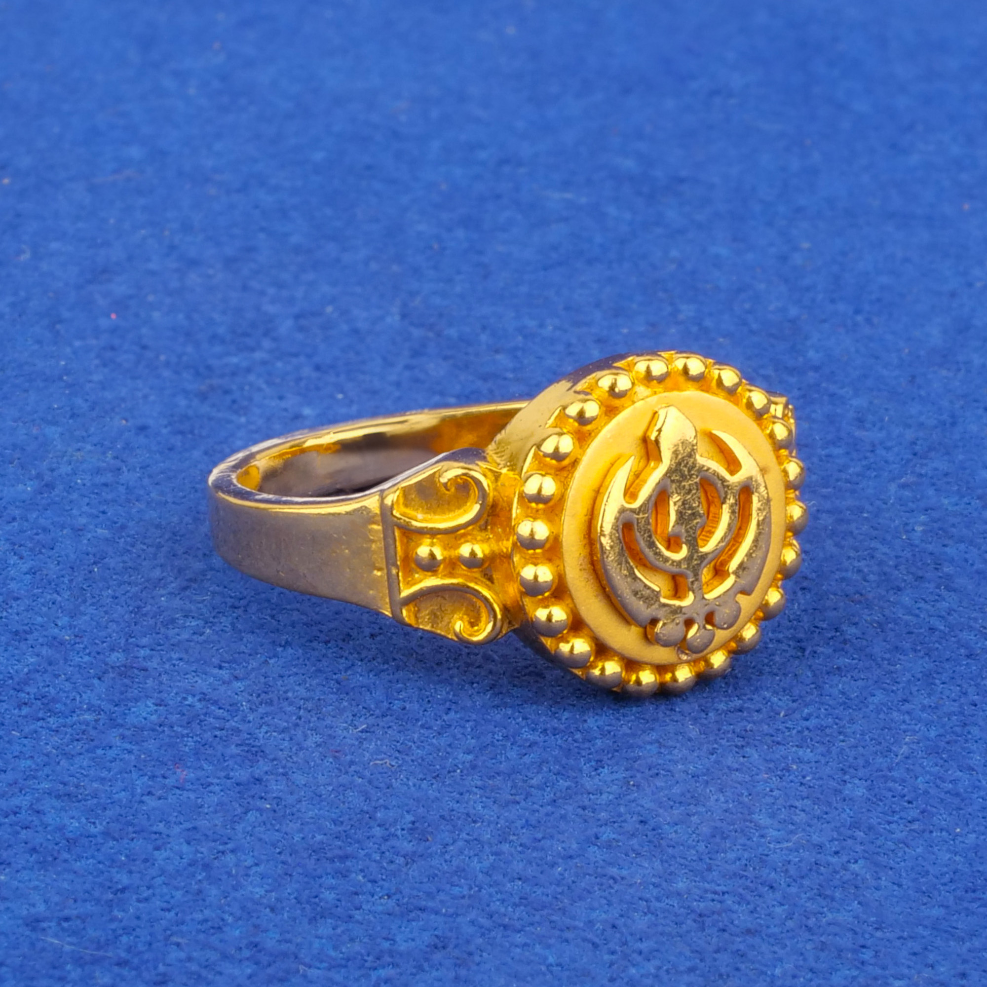 Twenty-Two Karat Gold Men's Ring