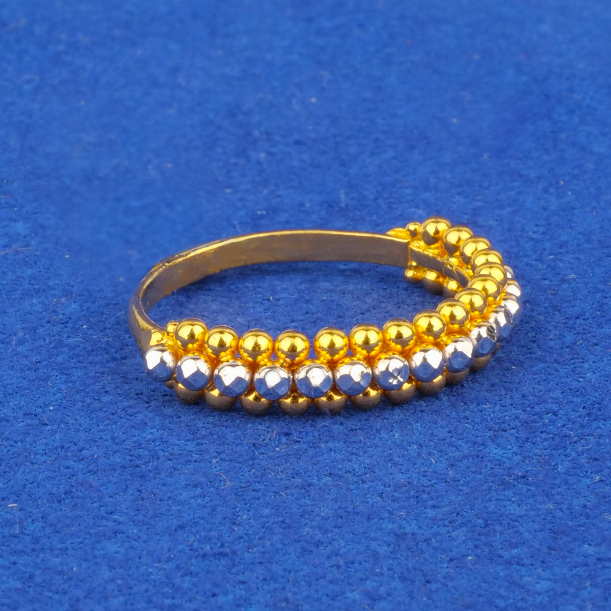 Twenty-Two Karat Two-Tone Gold Ring