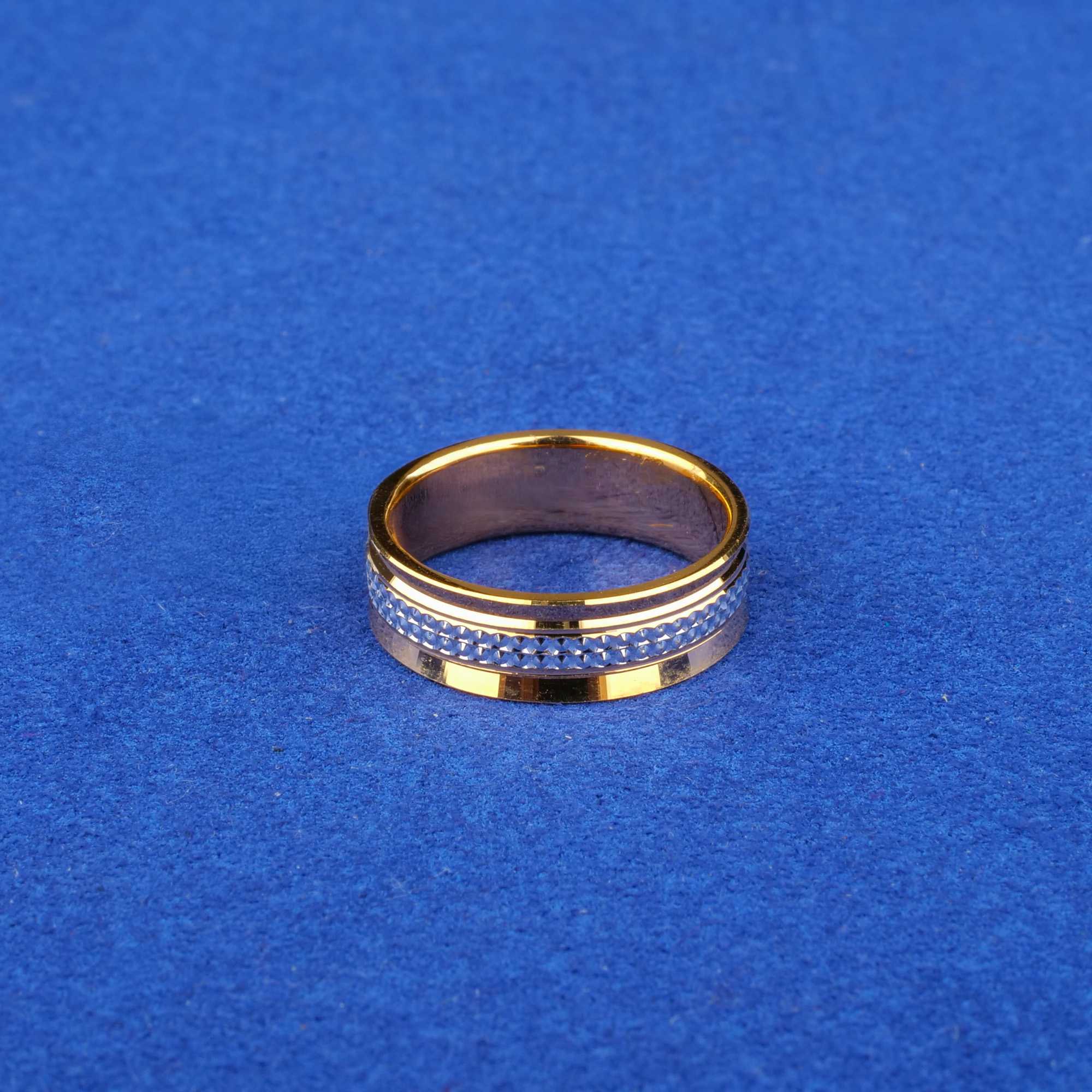 22K 'Fancy' Two-Tone Gold Ring