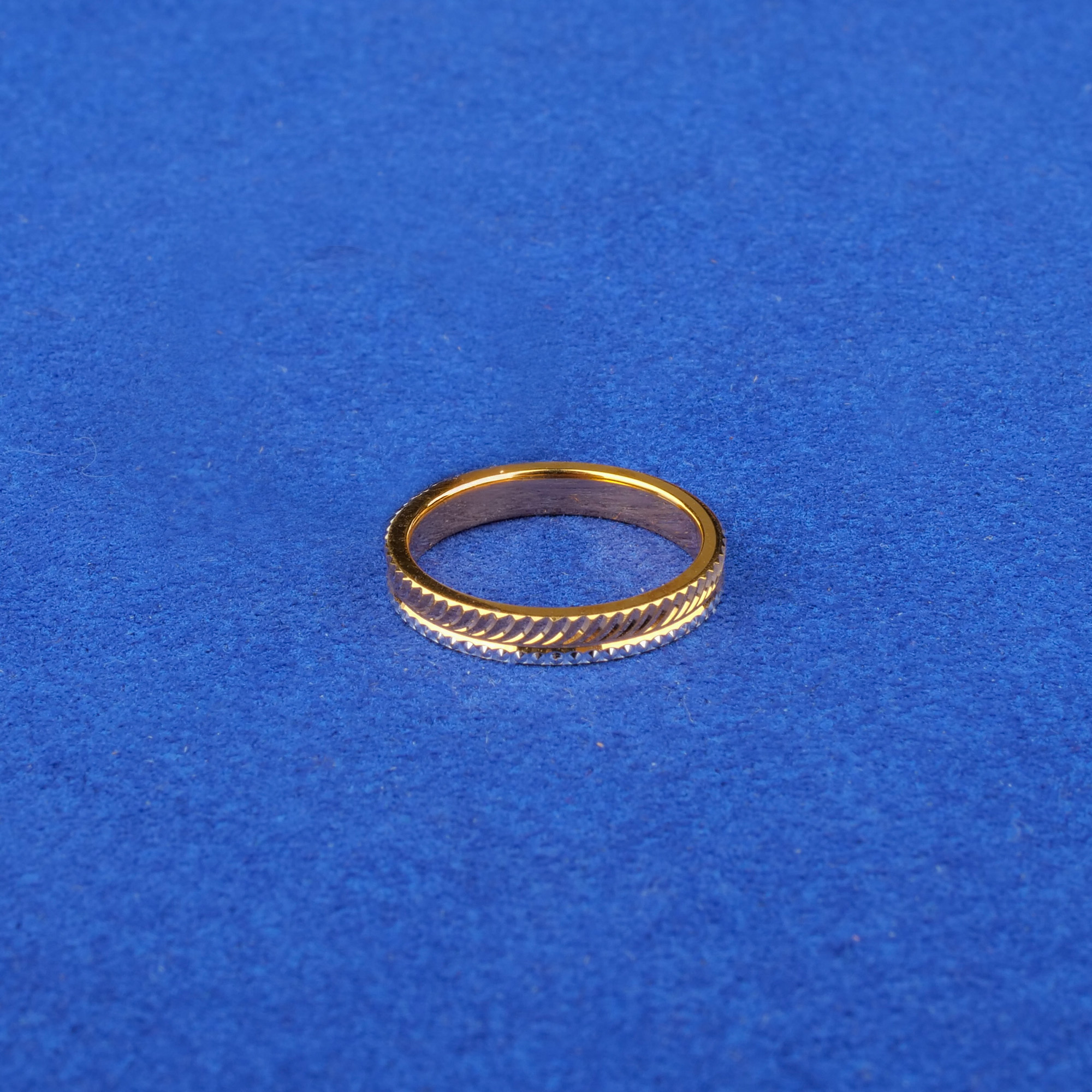 22K 'Fancy' Two-Tone Gold Ring