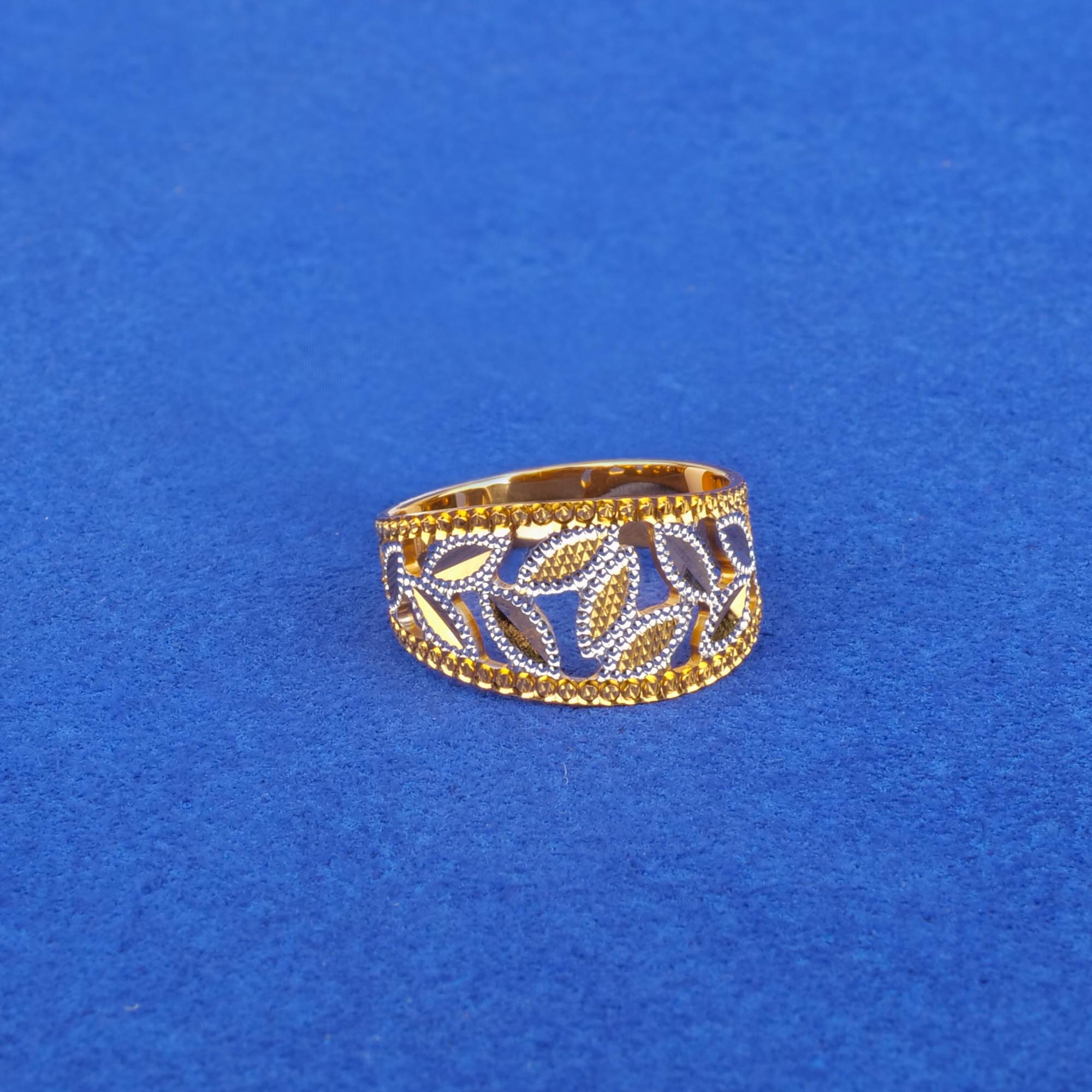 Twenty-Two Karat Two-Tone Gold Ring