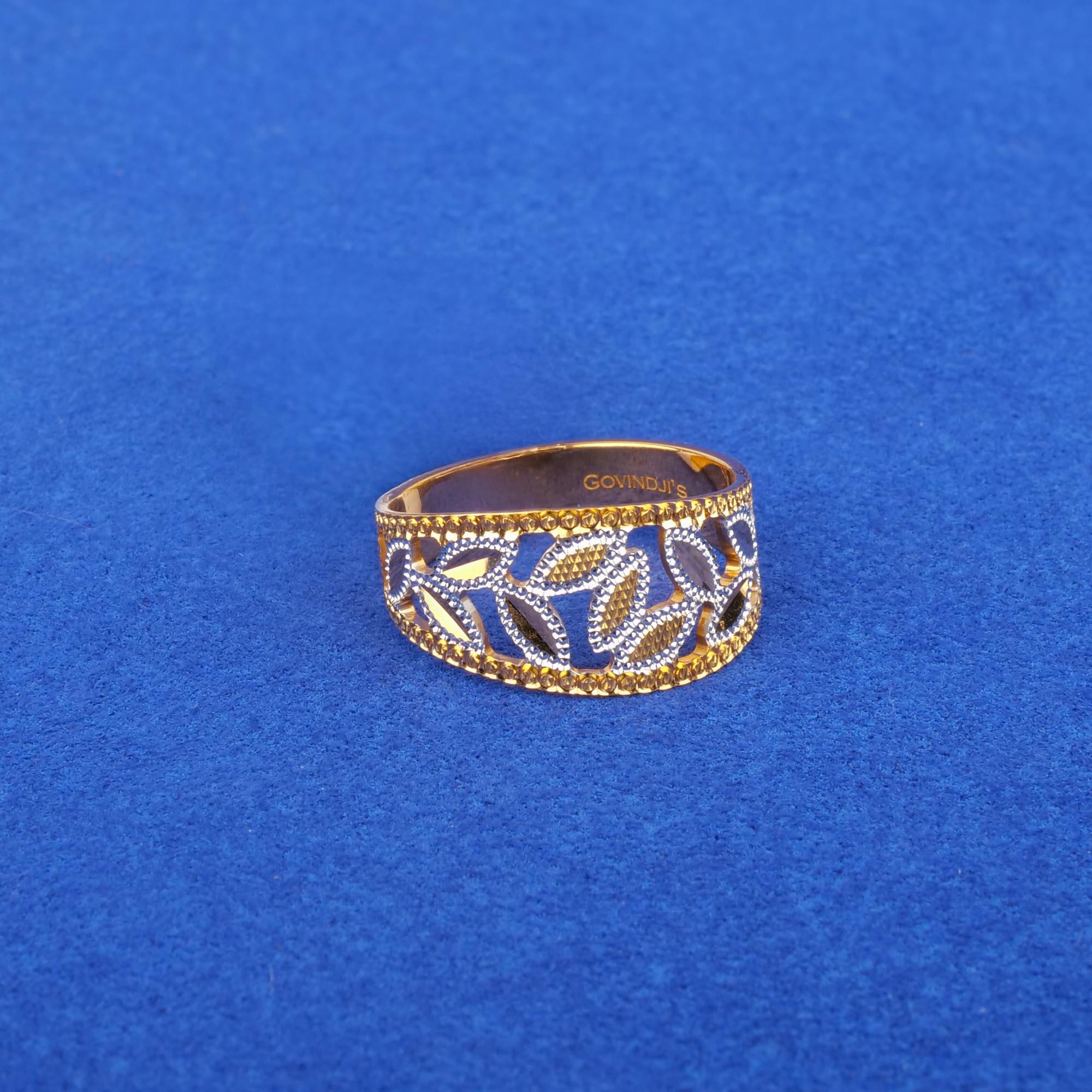 Twenty-Two Karat Two-Tone Gold Ring