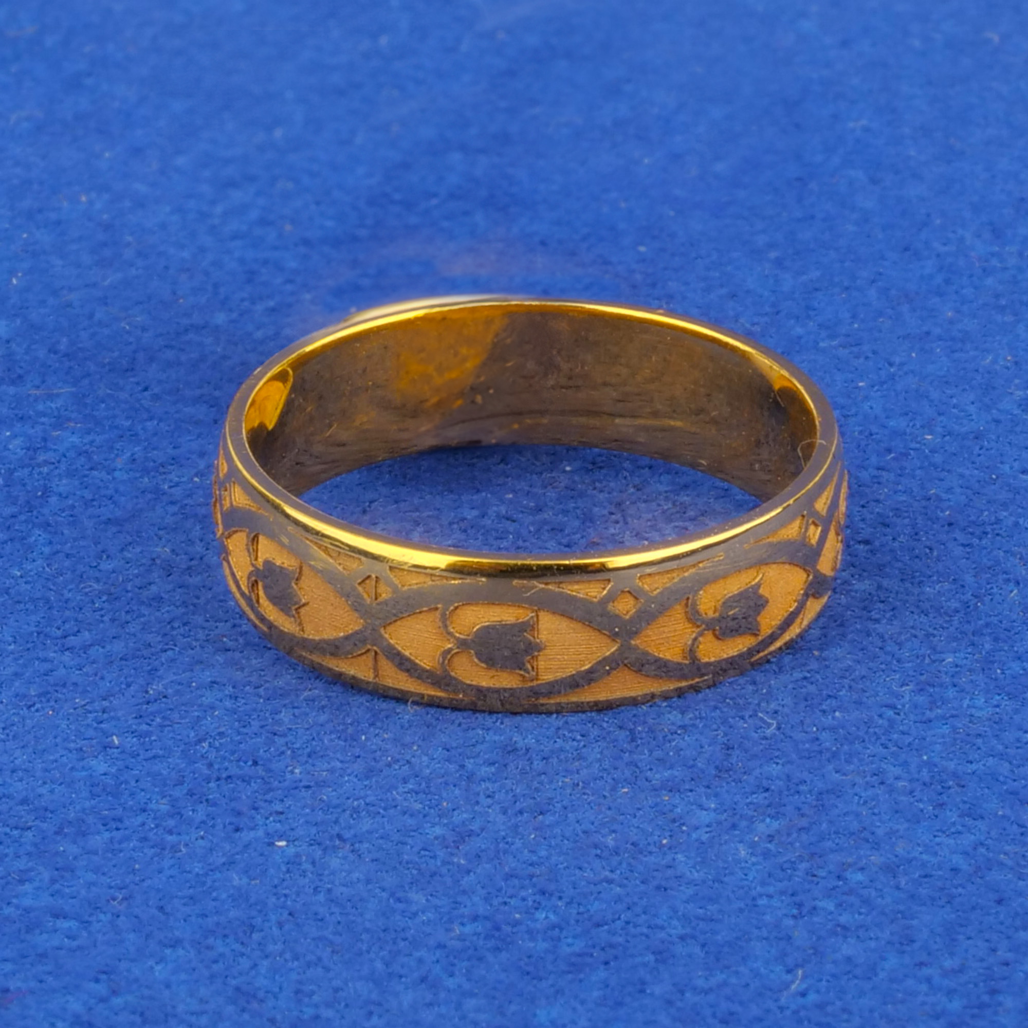 Twenty-Two Karat Gold Ring Band