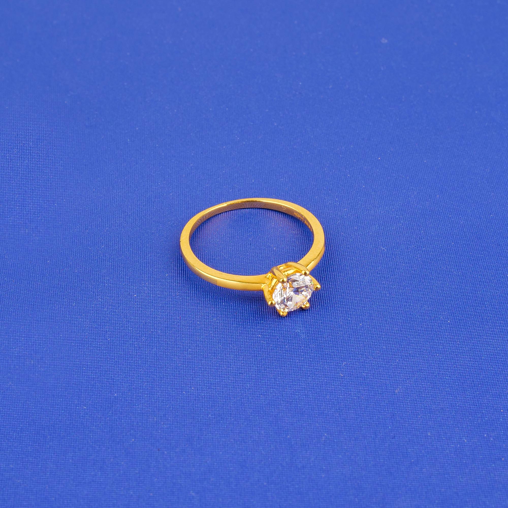 22K Gold Cubic Zirconia Ring