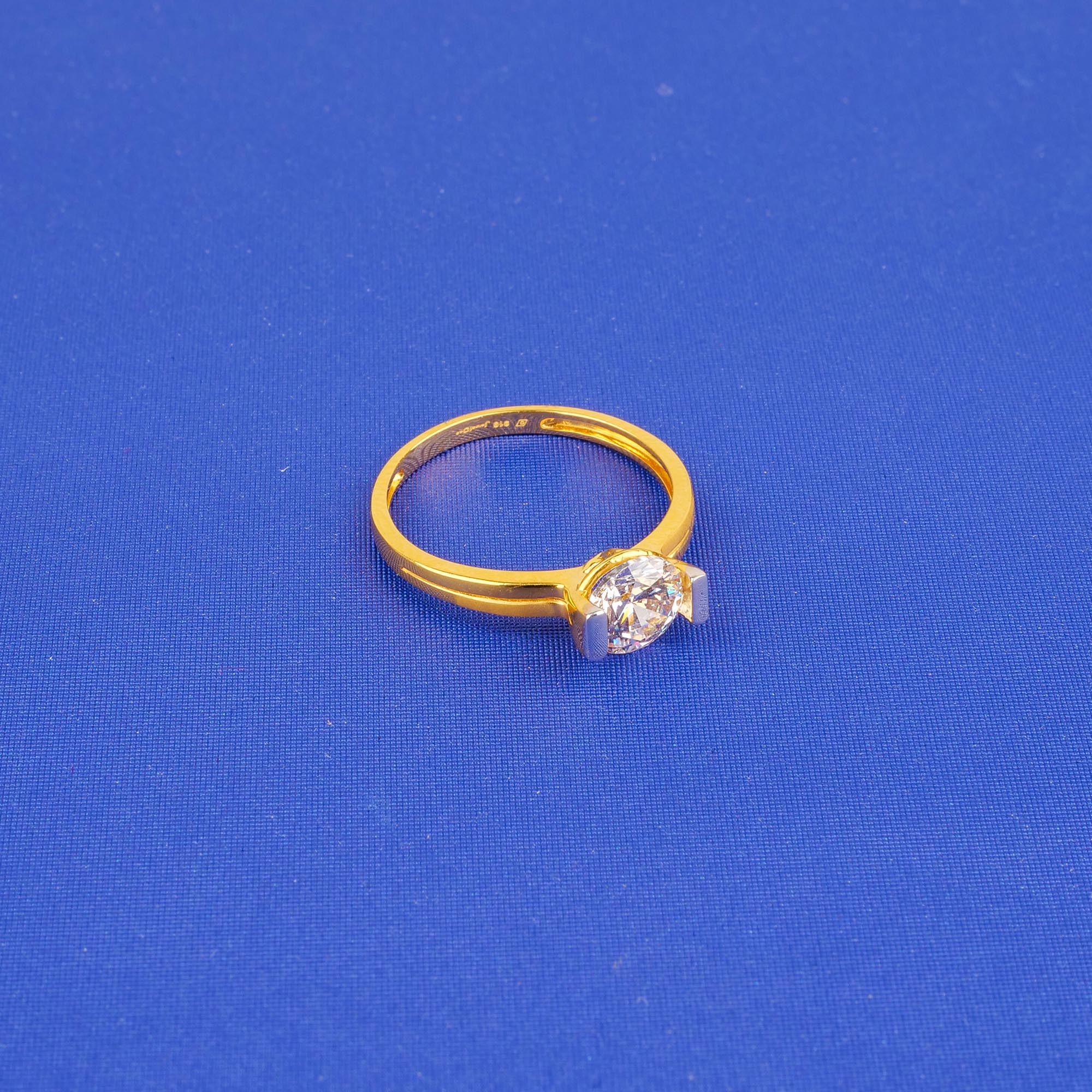 22K Gold Cubic Zirconia Ring