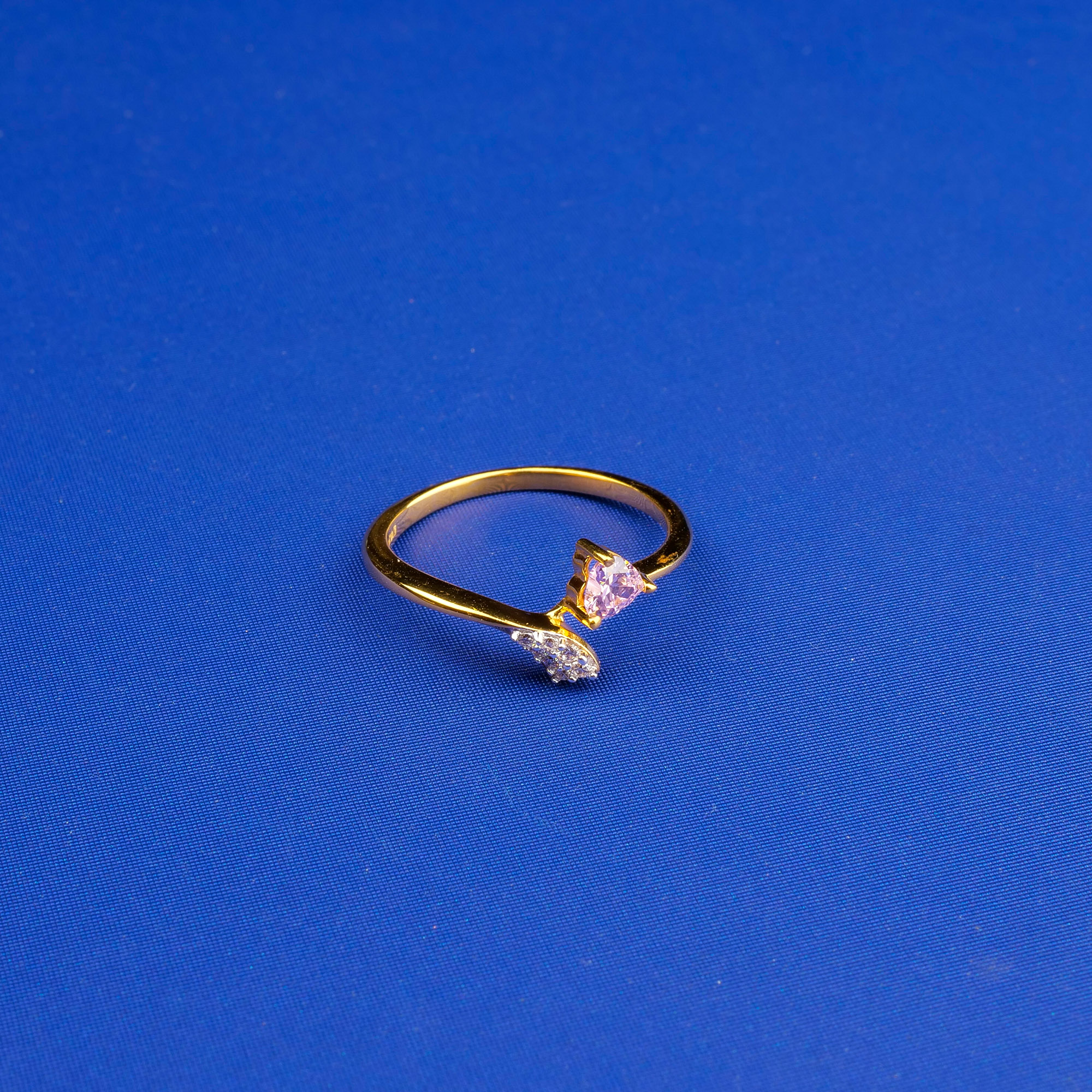 22K Gold Cubic Zirconia Ring